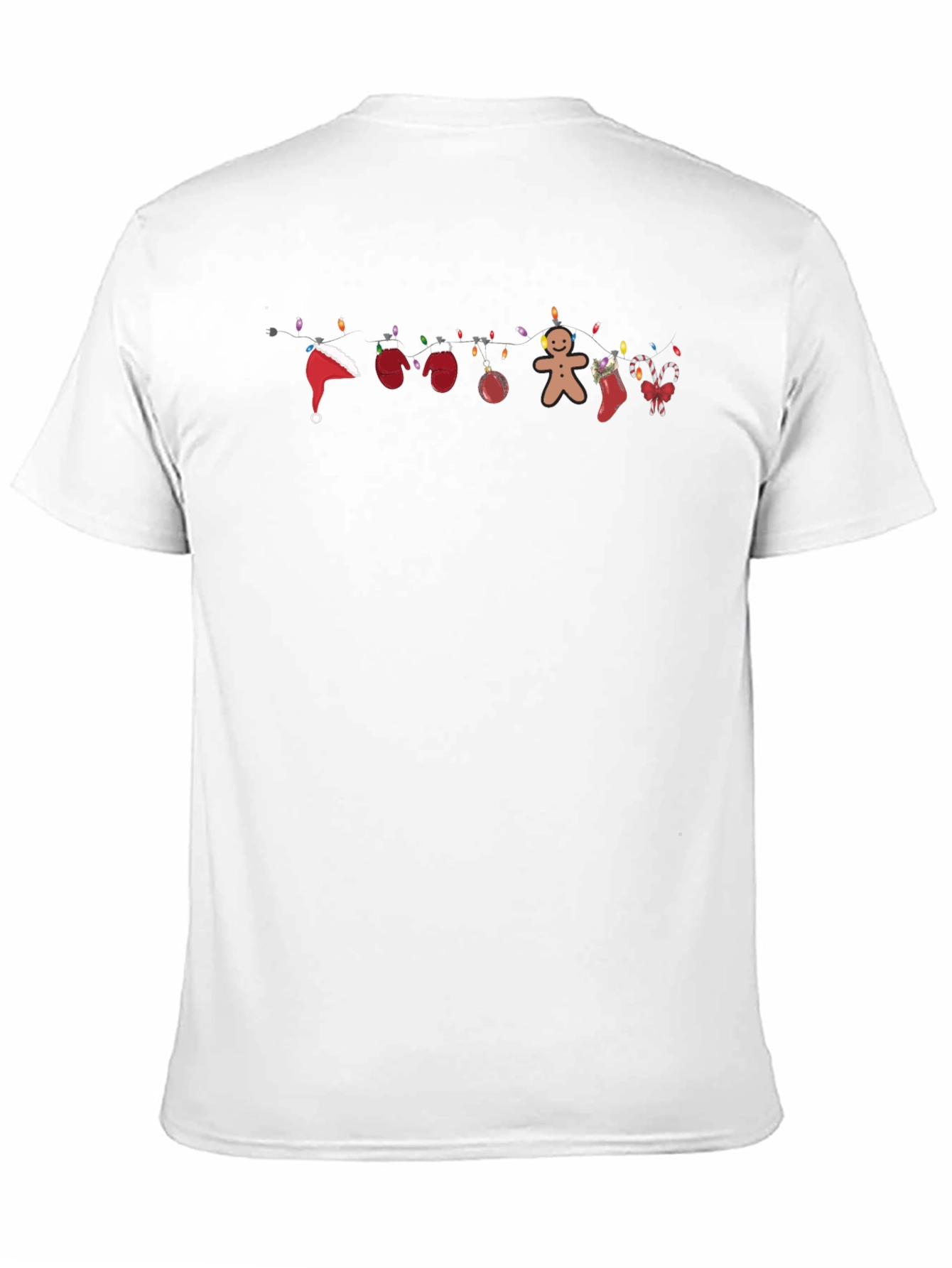 Festive Christmas Lights T-Shirt - Holiday Cheer
