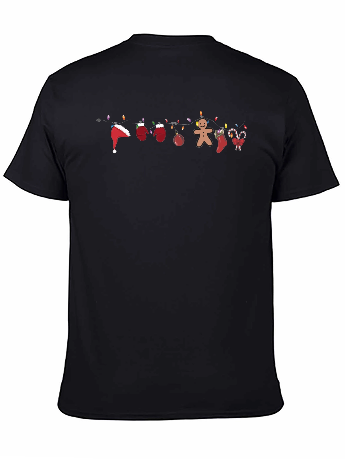 Festive Christmas Lights T-Shirt - Holiday Cheer