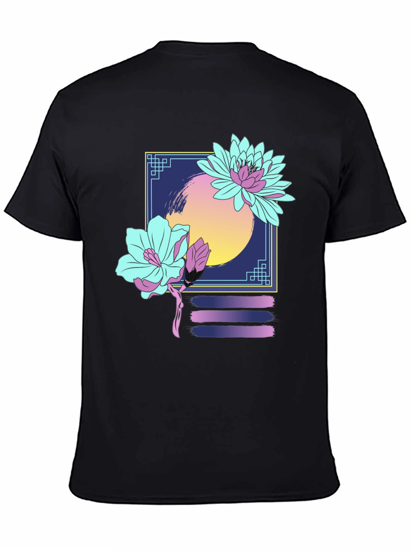 Floral Graphic T-Shirt - Retro Aesthetic Design