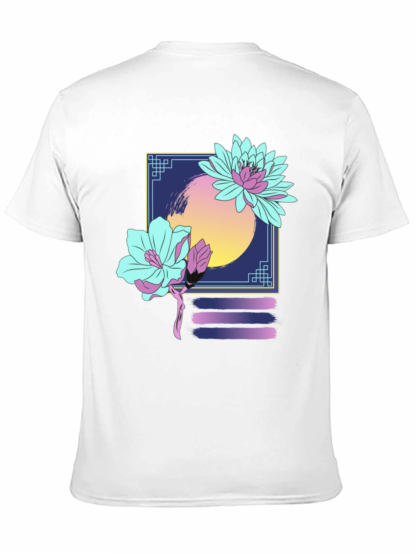Floral Graphic T-Shirt - Retro Aesthetic Design