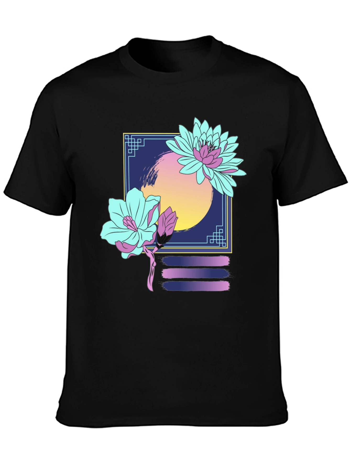 Floral Graphic T-Shirt - Retro Aesthetic Design
