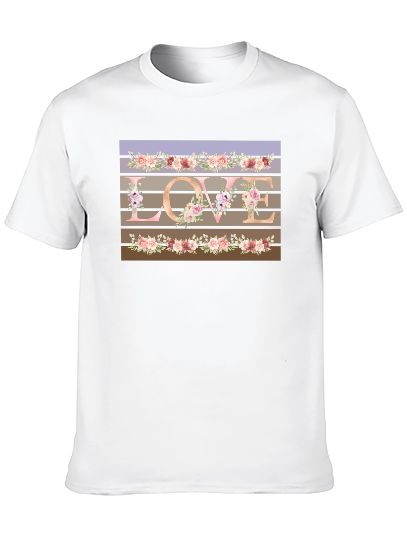 Floral LOVE T-Shirt - Stylish Graphic Tee