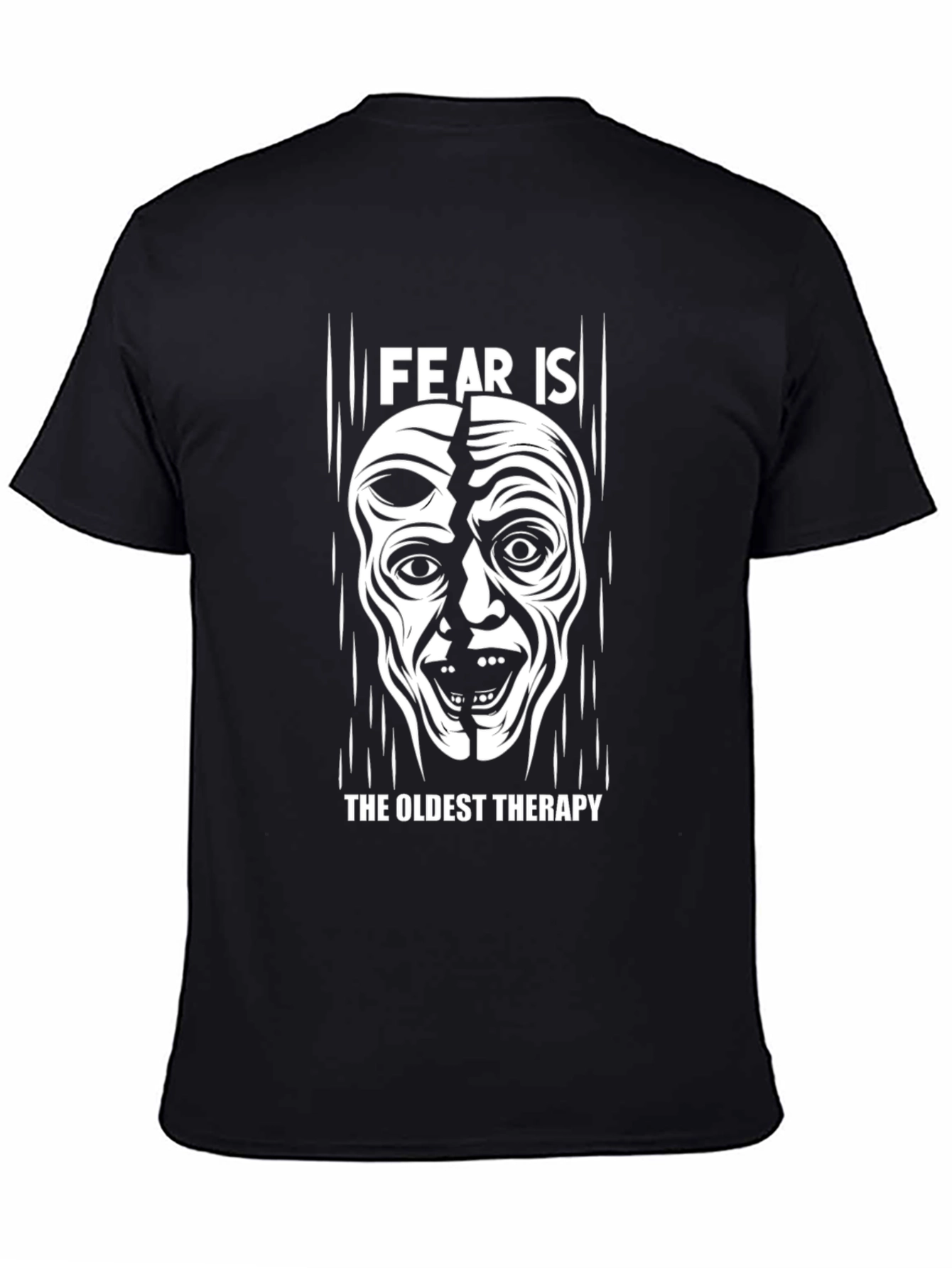 Fear Is The Oldest Therapy Graphic T-Shirt