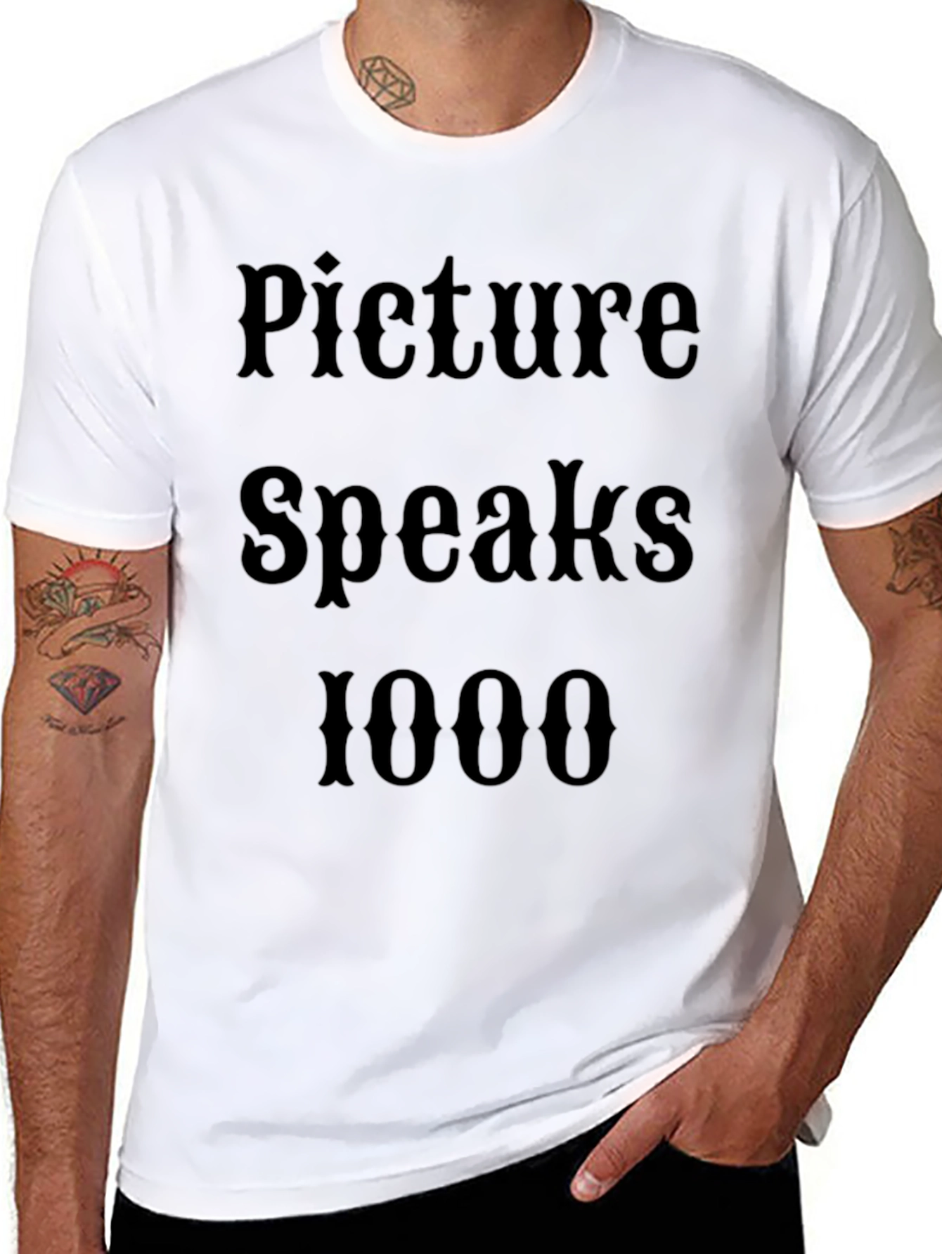 Picture Speaks 1000 T-Shirt - Black