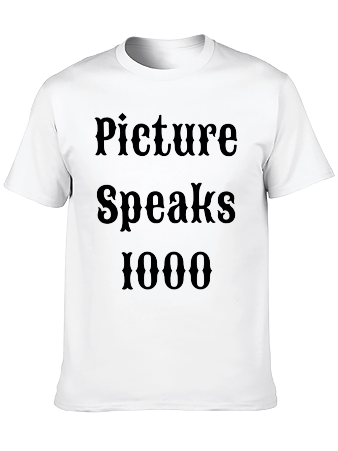 Picture Speaks 1000 T-Shirt - Black