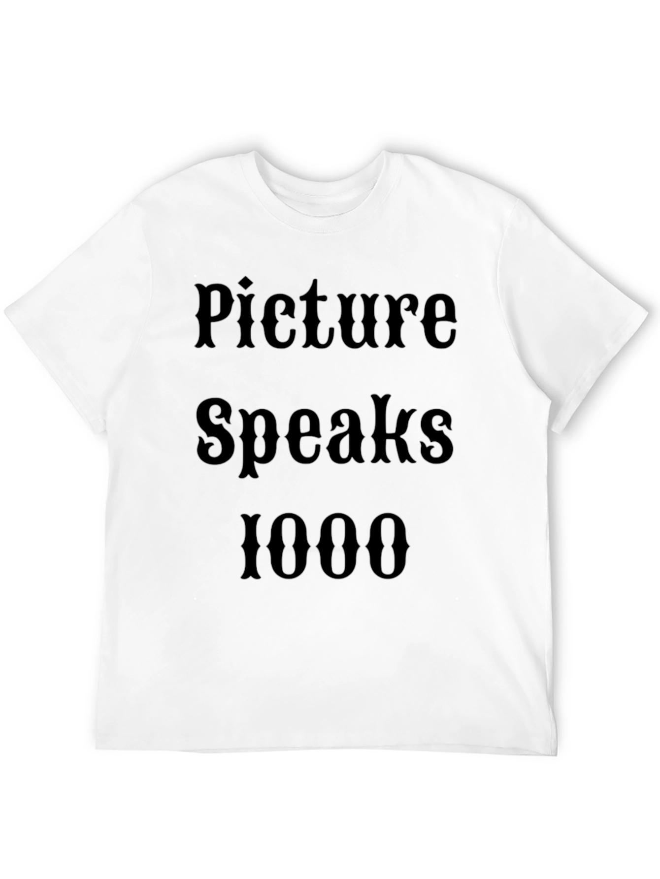 Picture Speaks 1000 T-Shirt - Black