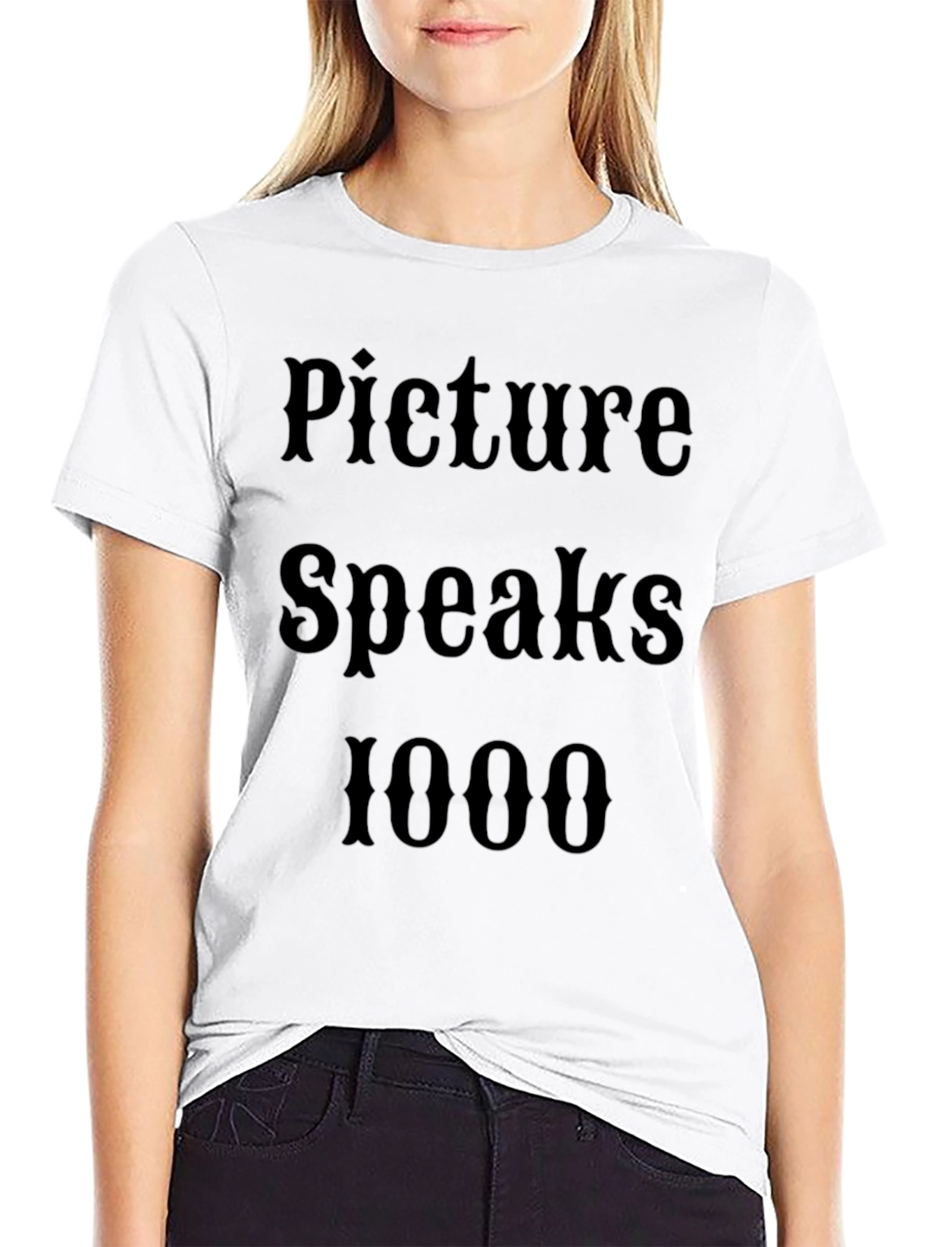 Picture Speaks 1000 T-Shirt - Black