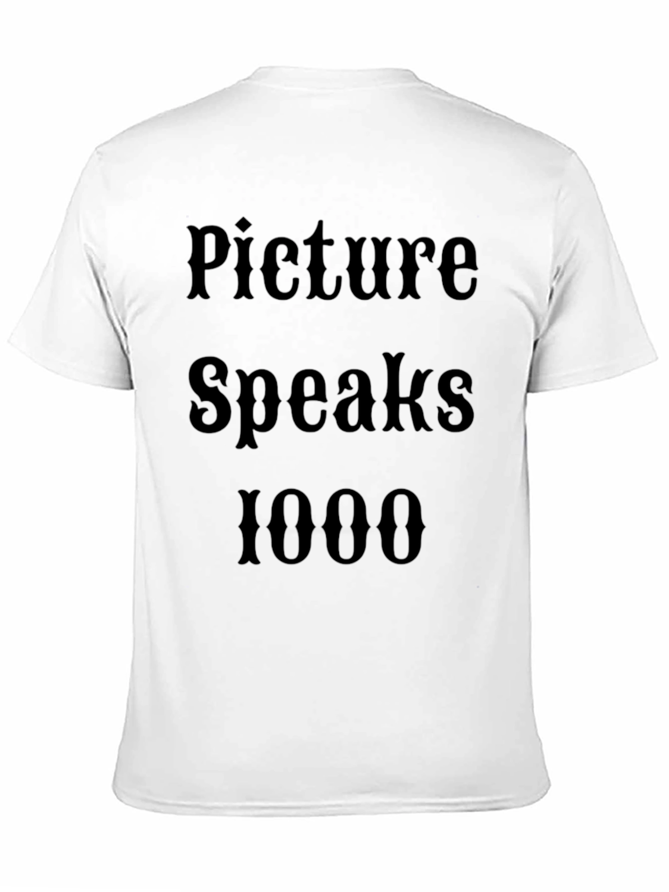 Picture Speaks 1000 T-Shirt - Black