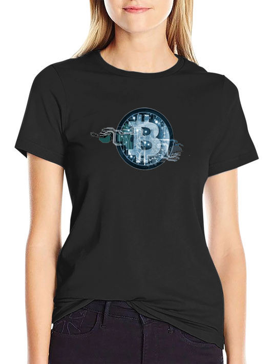 Bitcoin Circuit Tree Black Tee