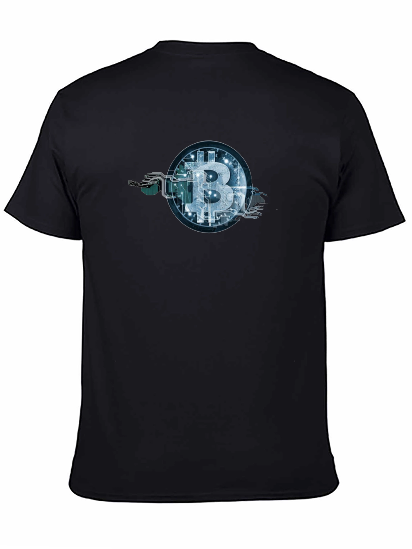 Bitcoin Circuit Tree Black Tee