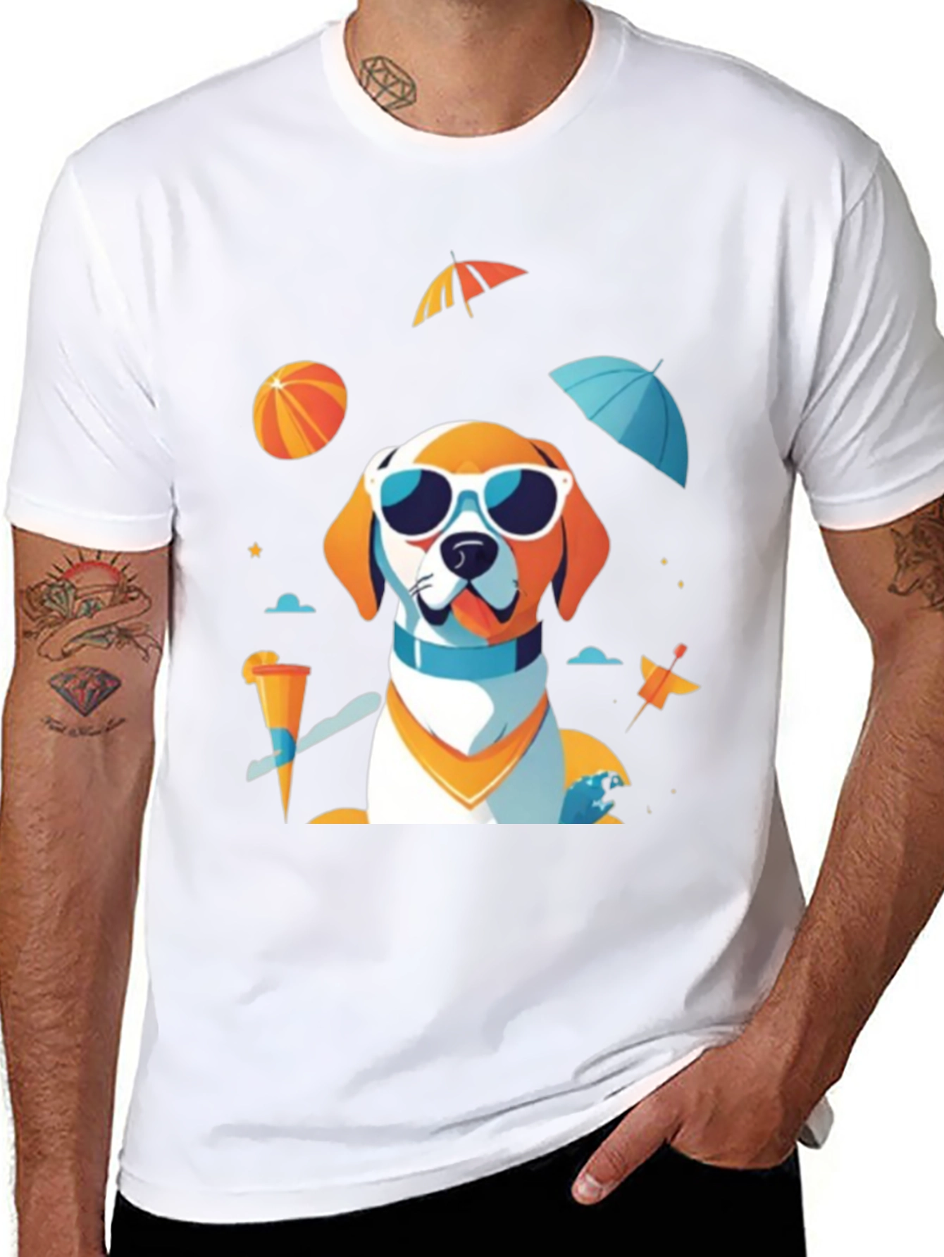 Dog Days T-Shirt: Summer Vibes
