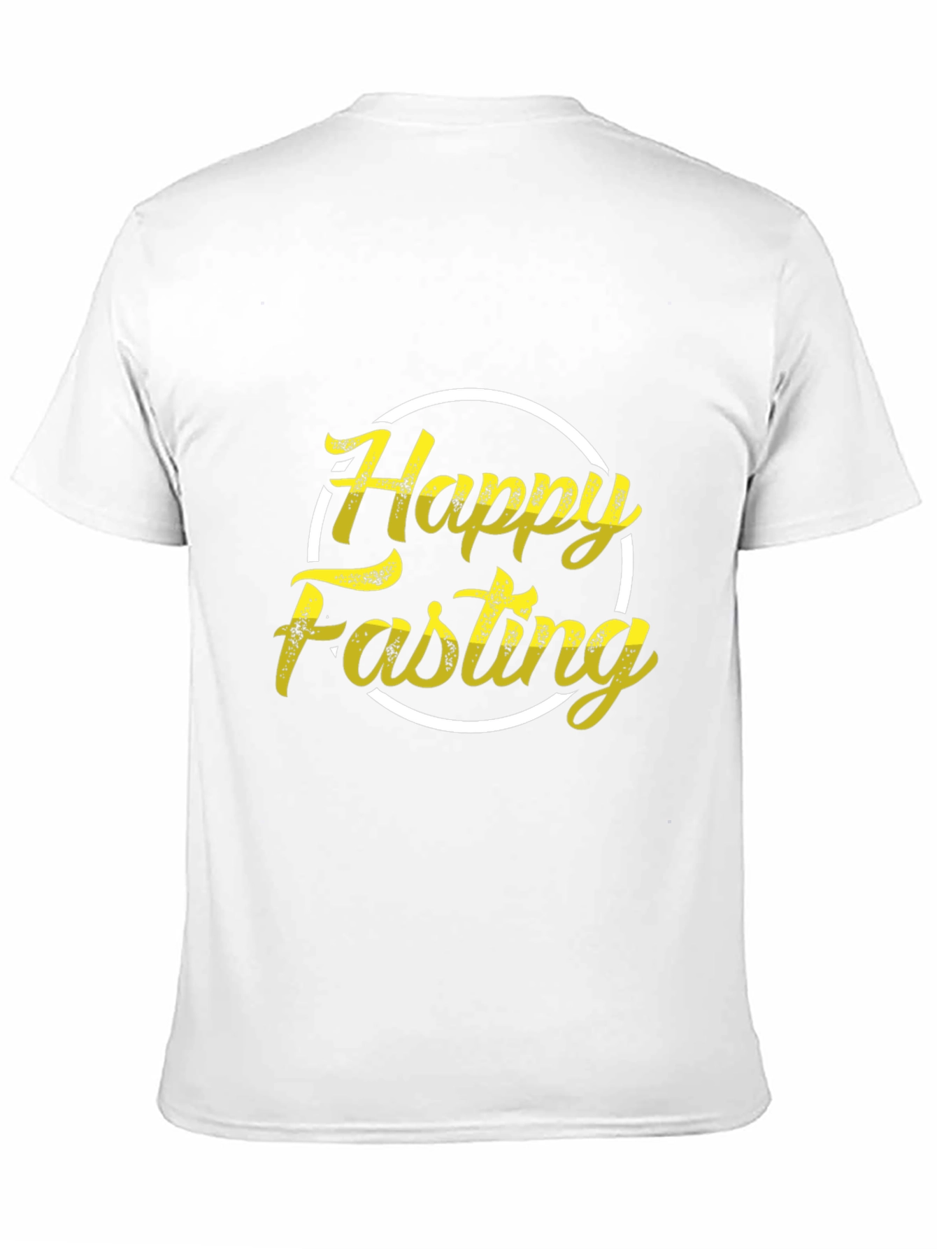 Happy Fasting Black T-Shirt