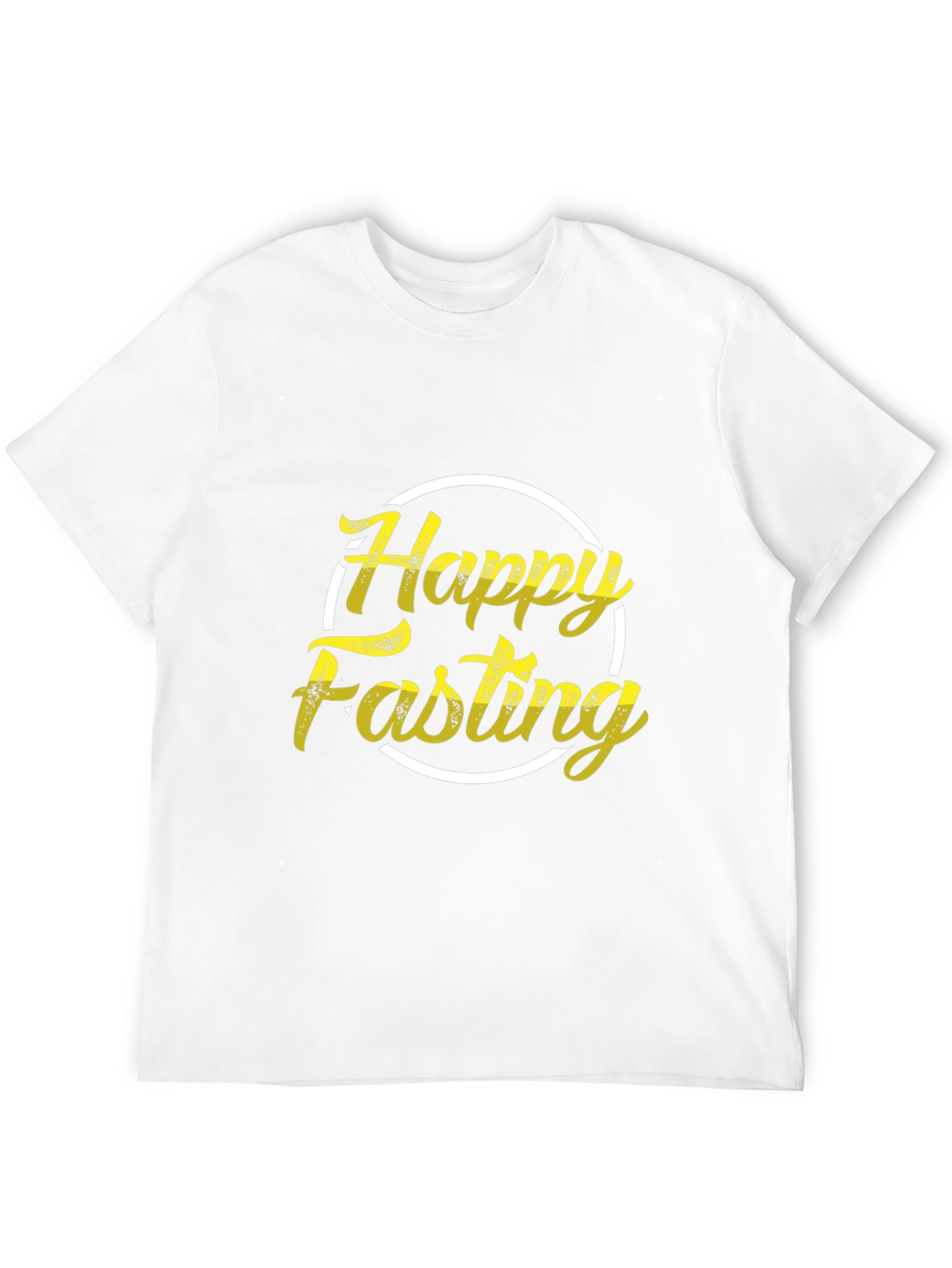Happy Fasting Black T-Shirt