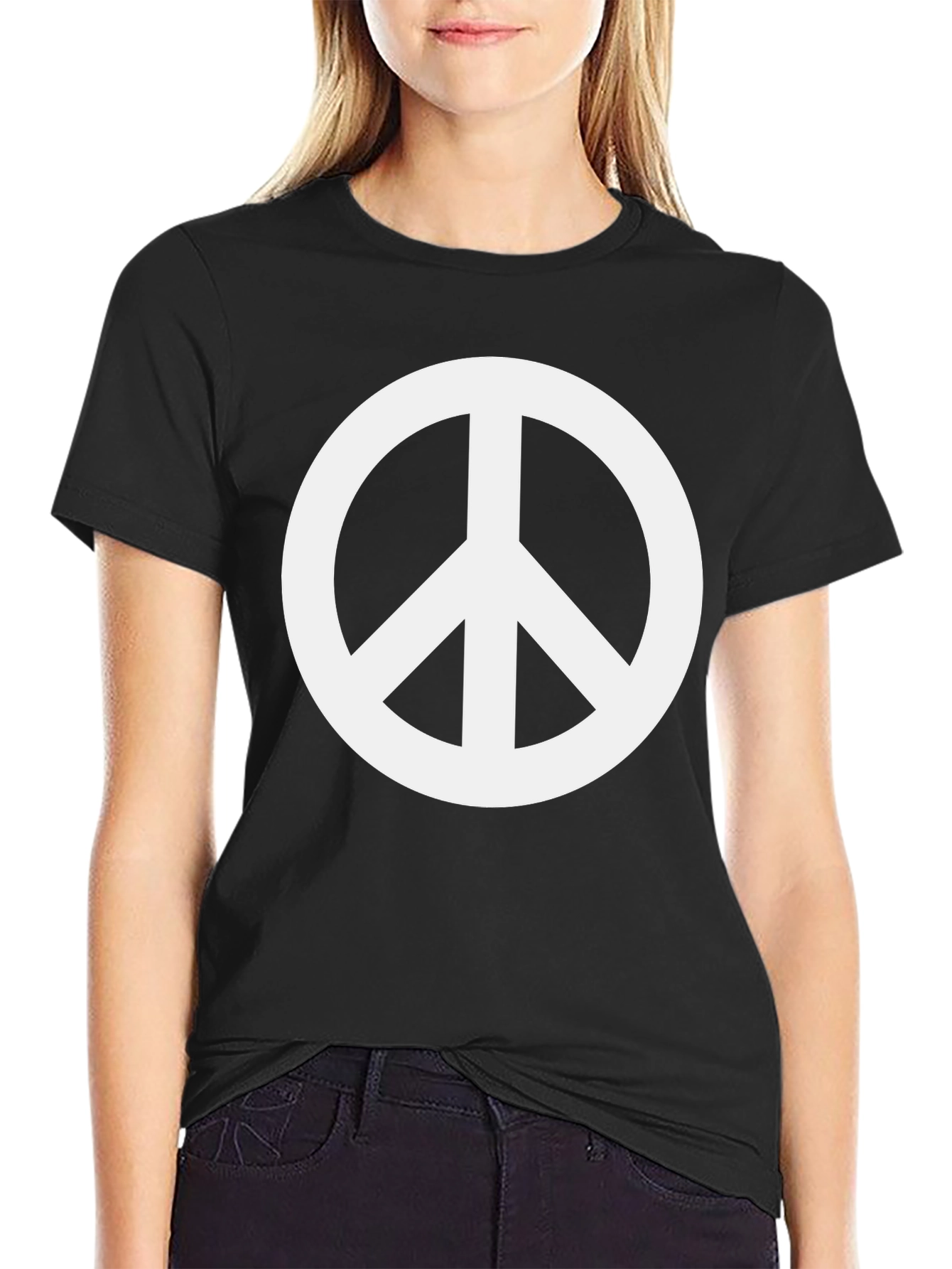 Peace Sign Graphic Tee - Classic Unisex Design