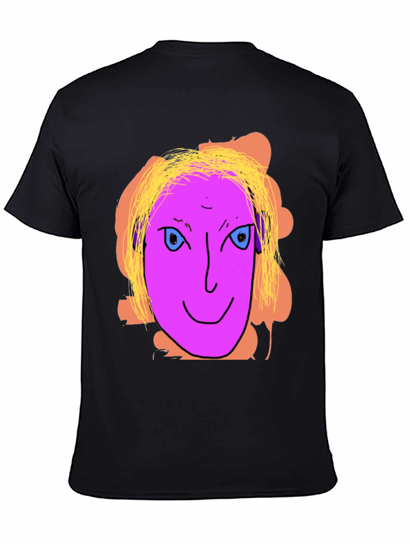 Unique Graphic Tee - Quirky Face Design