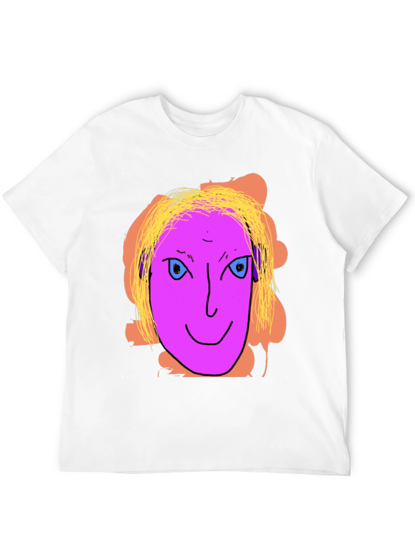 Unique Graphic Tee - Quirky Face Design