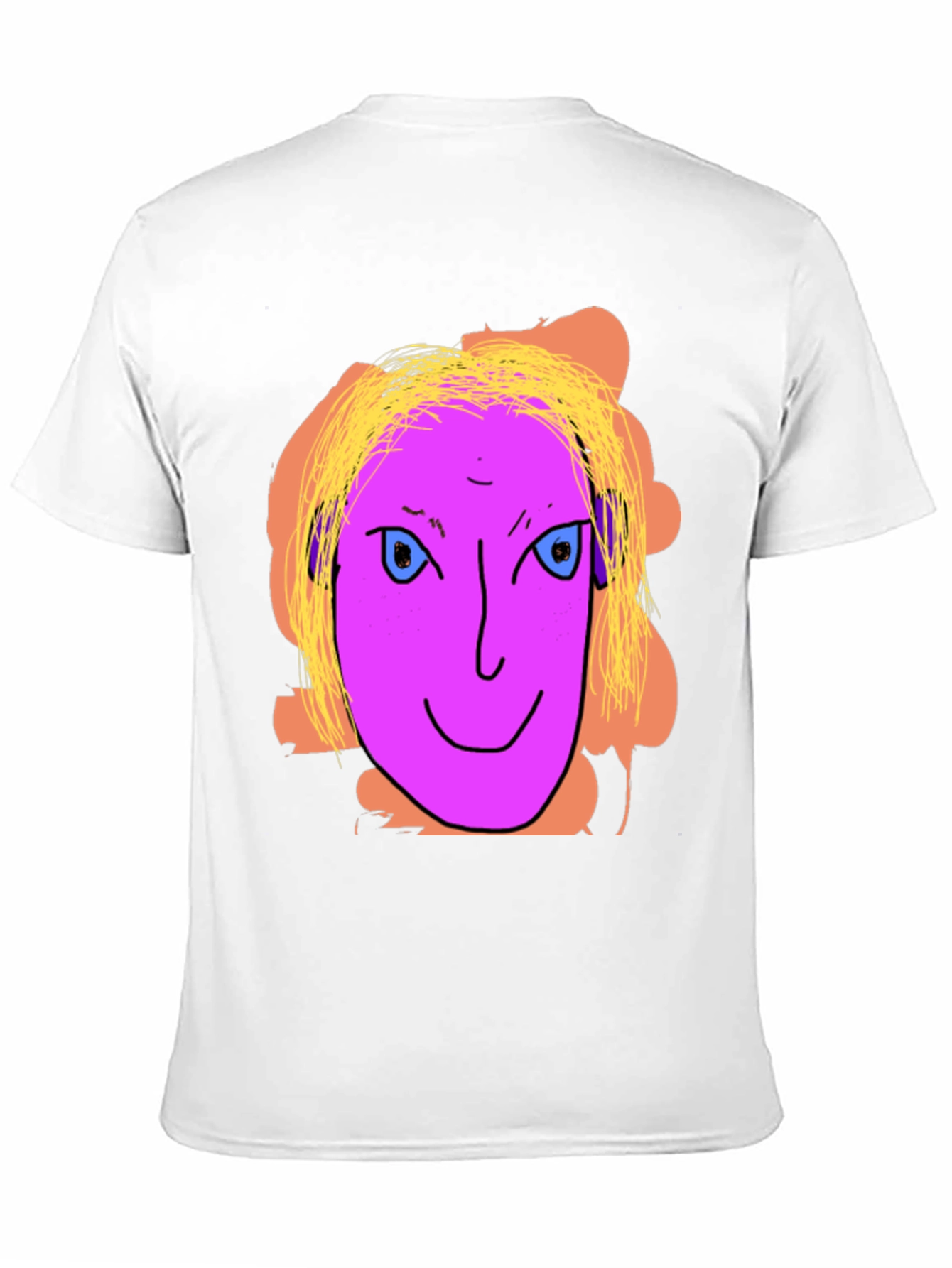 Unique Graphic Tee - Quirky Face Design