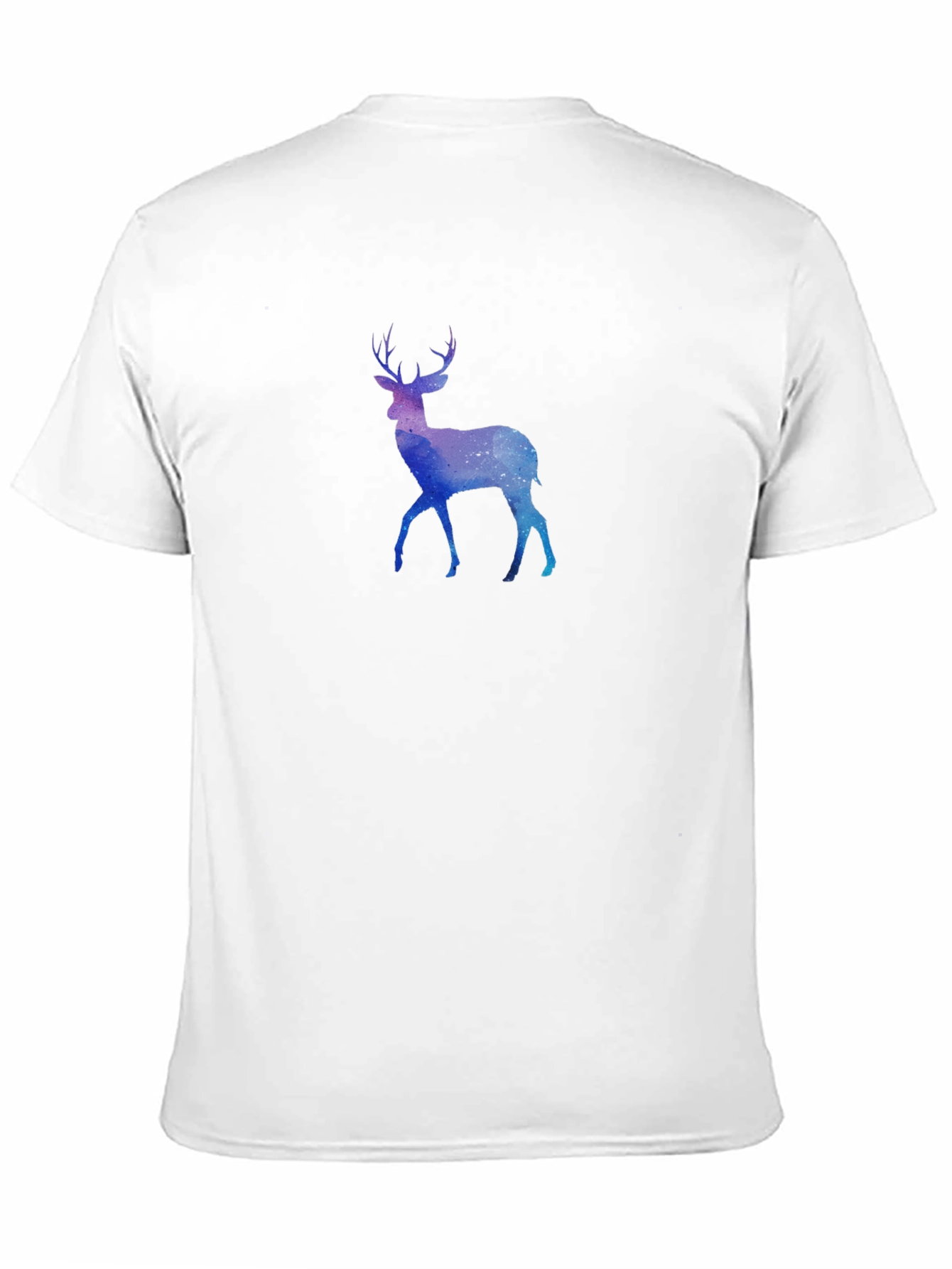Cosmic Deer Graphic Tee - Mens Black T-Shirt