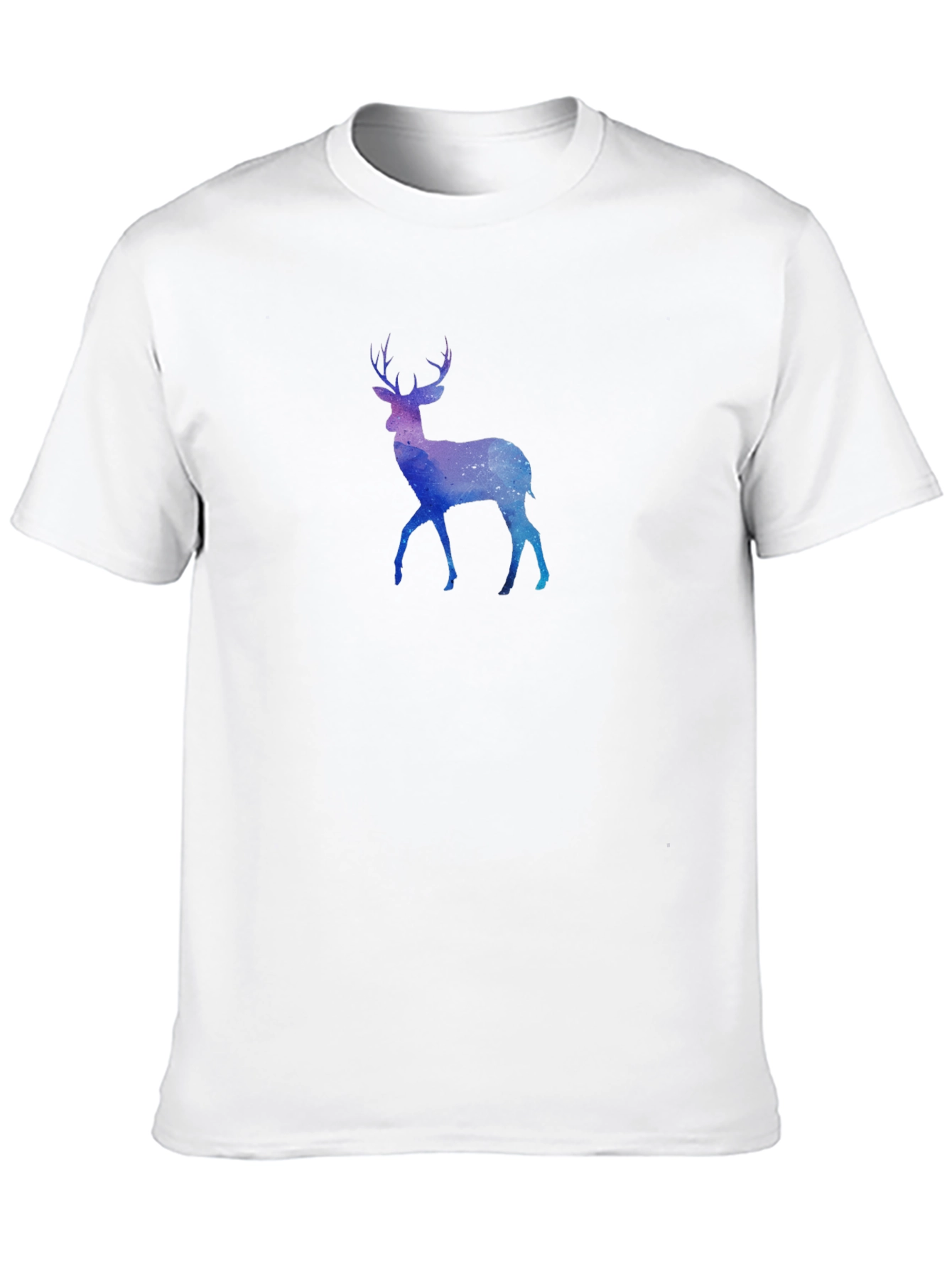 Cosmic Deer Graphic Tee - Mens Black T-Shirt