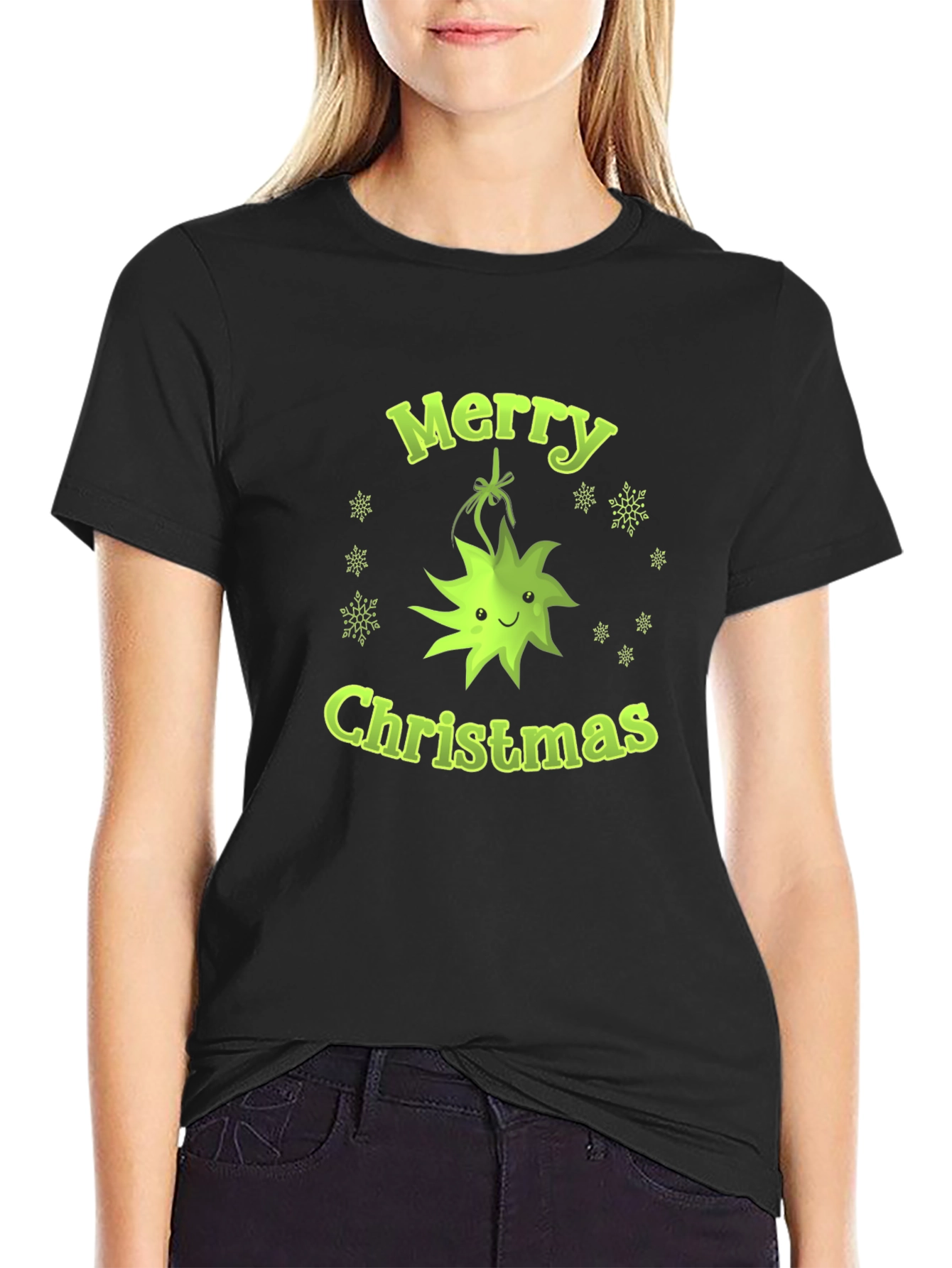 Festive Merry Christmas Graphic Tee