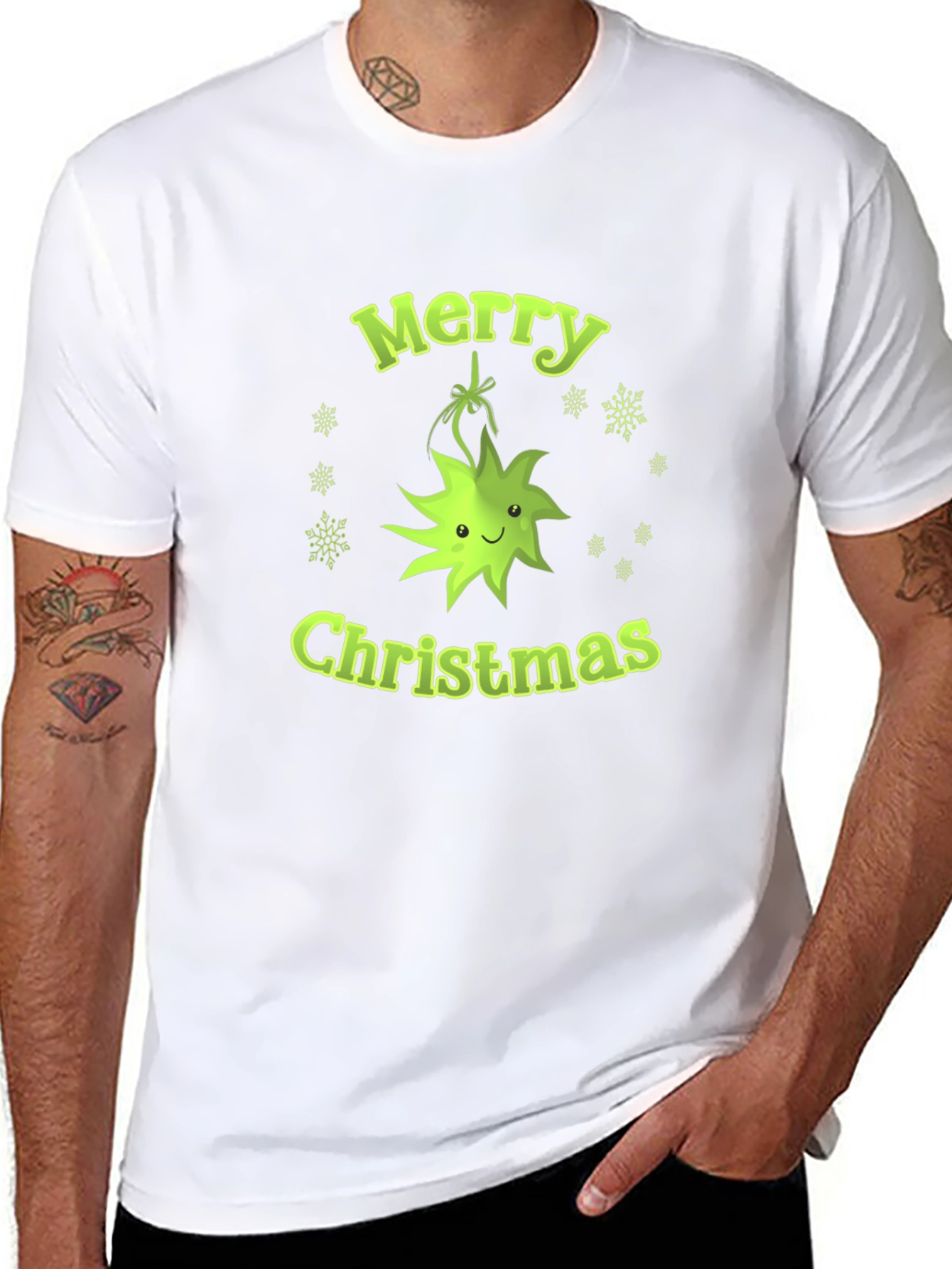 Festive Merry Christmas Graphic Tee