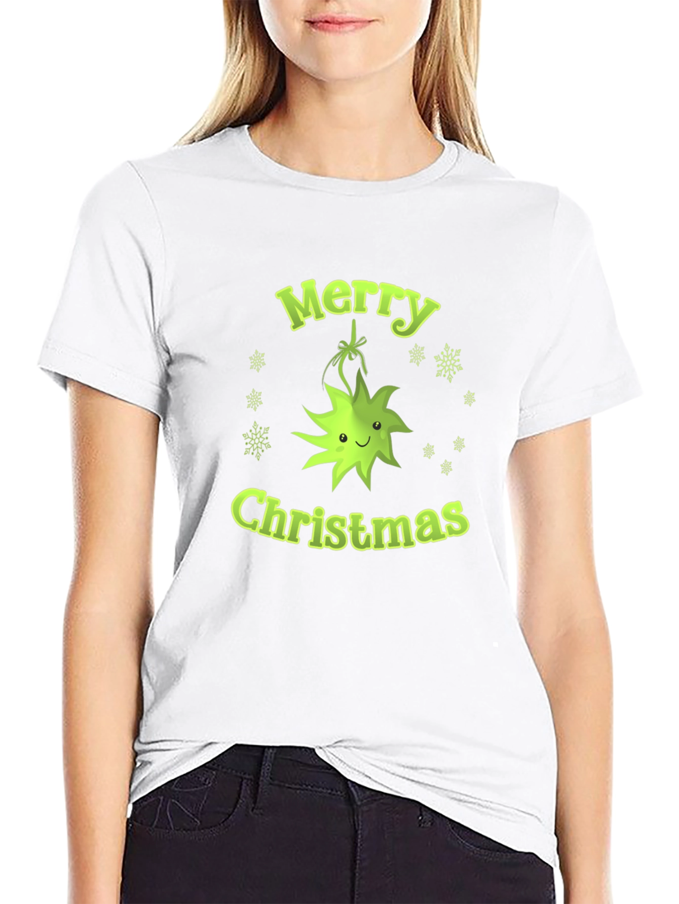 Festive Merry Christmas Graphic Tee