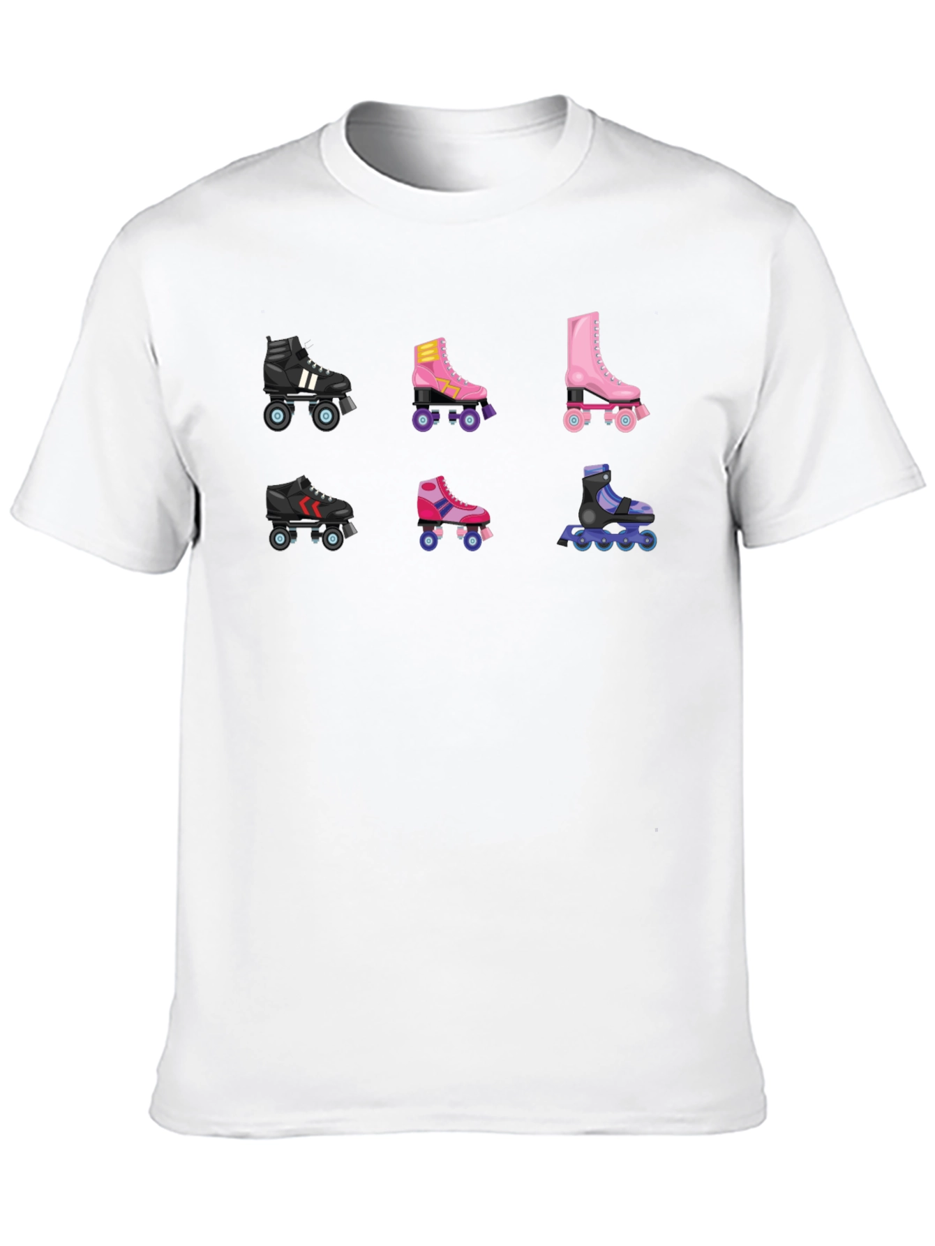 Retro Roller Skate T-Shirt - Fun Skate Designs