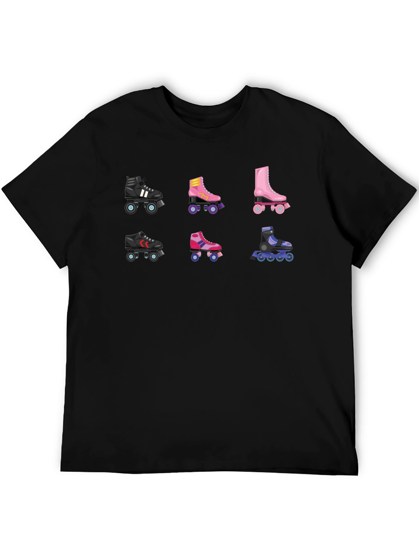 Retro Roller Skate T-Shirt - Fun Skate Designs