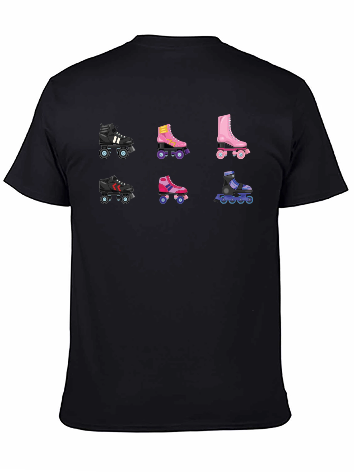 Retro Roller Skate T-Shirt - Fun Skate Designs