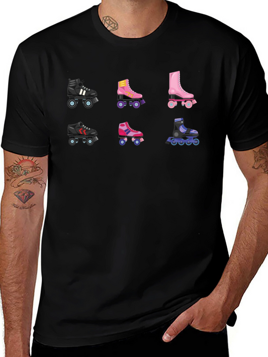 Retro Roller Skate T-Shirt - Fun Skate Designs