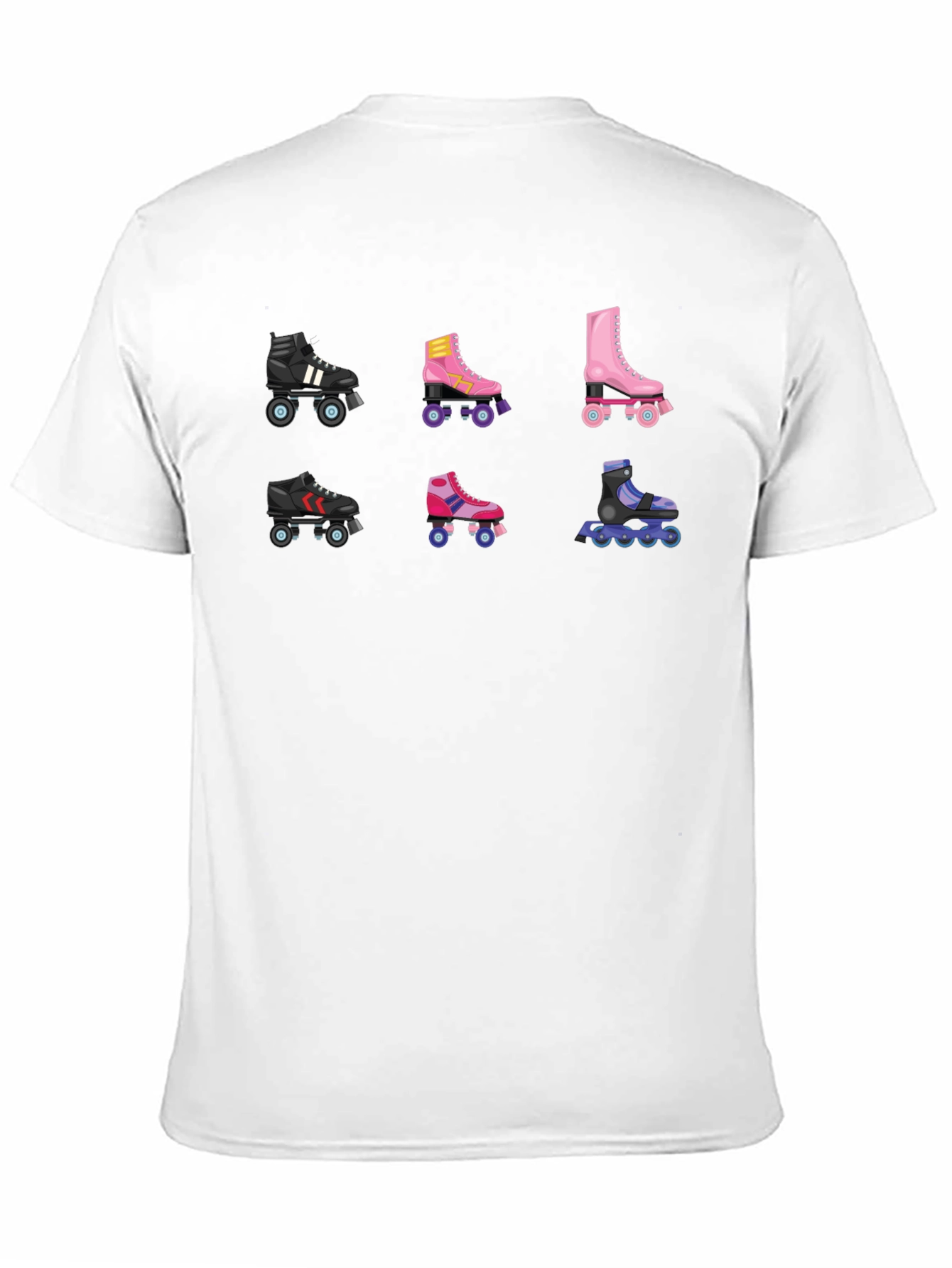 Retro Roller Skate T-Shirt - Fun Skate Designs