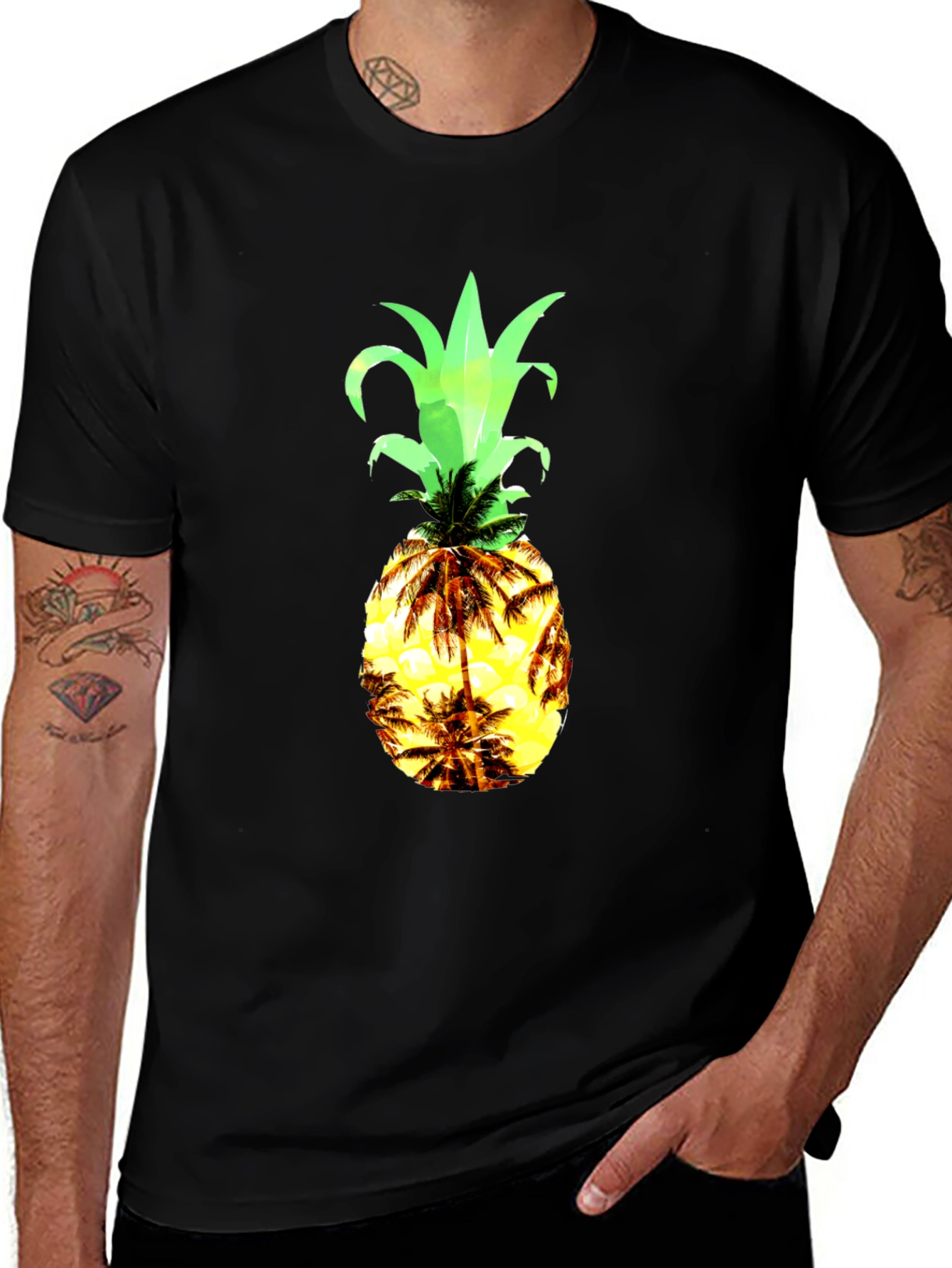 Tropical Pineapple Graphic Tee