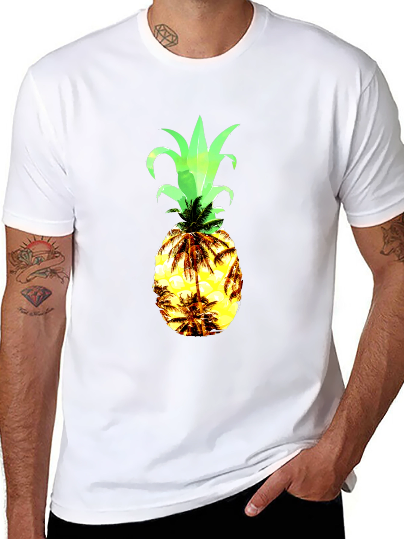 Tropical Pineapple Graphic Tee