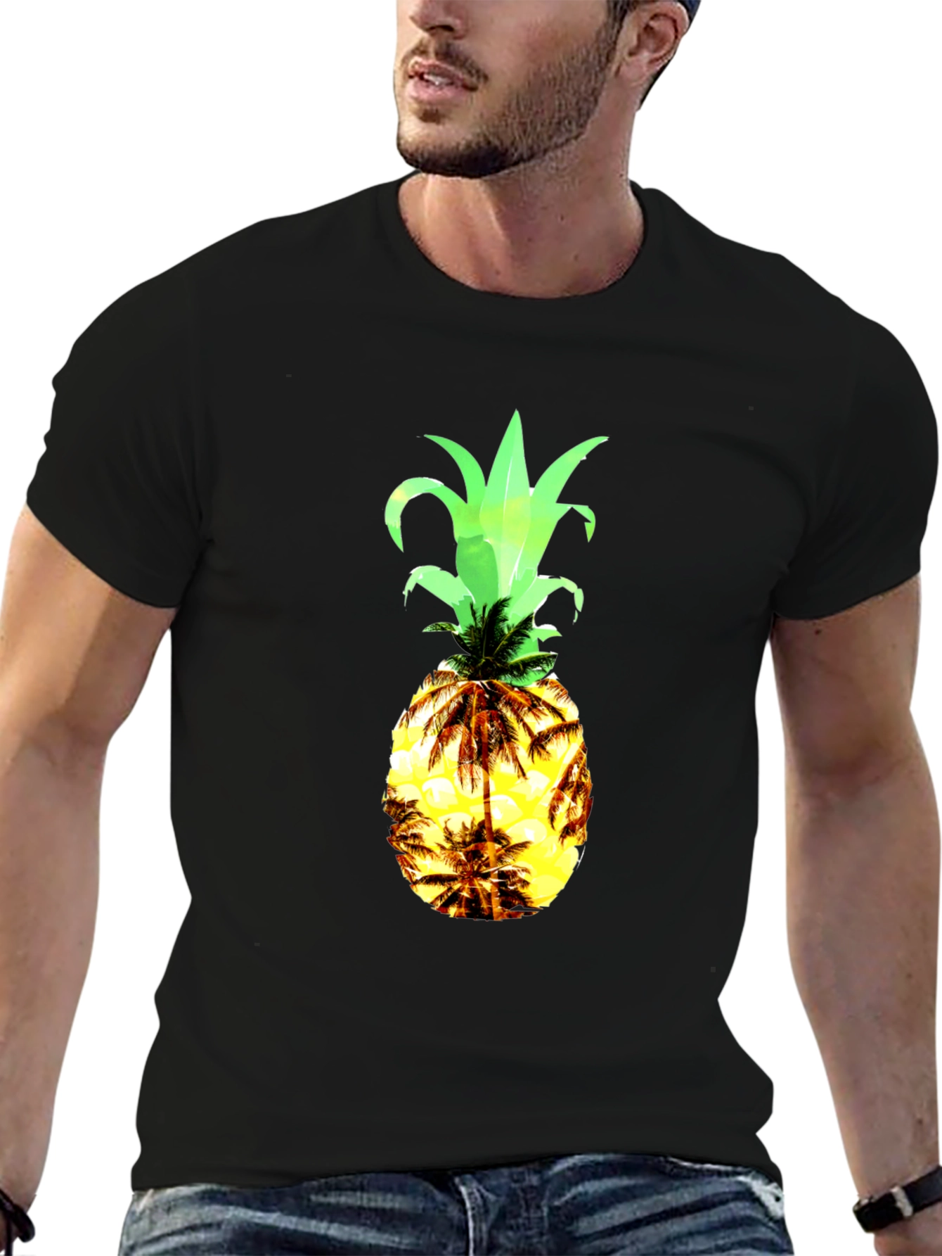Tropical Pineapple Graphic Tee