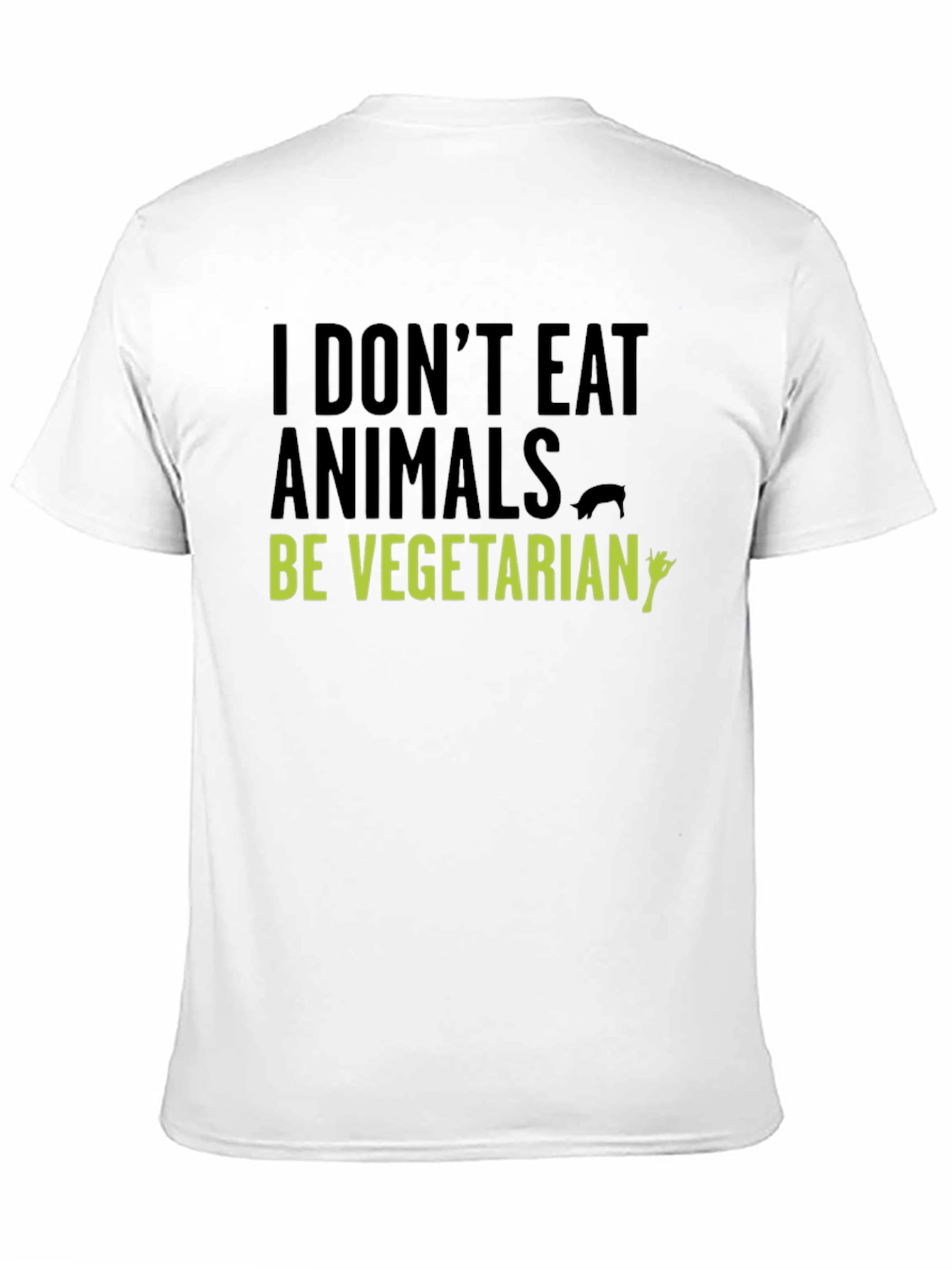 Vegan Vegetarian T-Shirt Animal Rights Tee