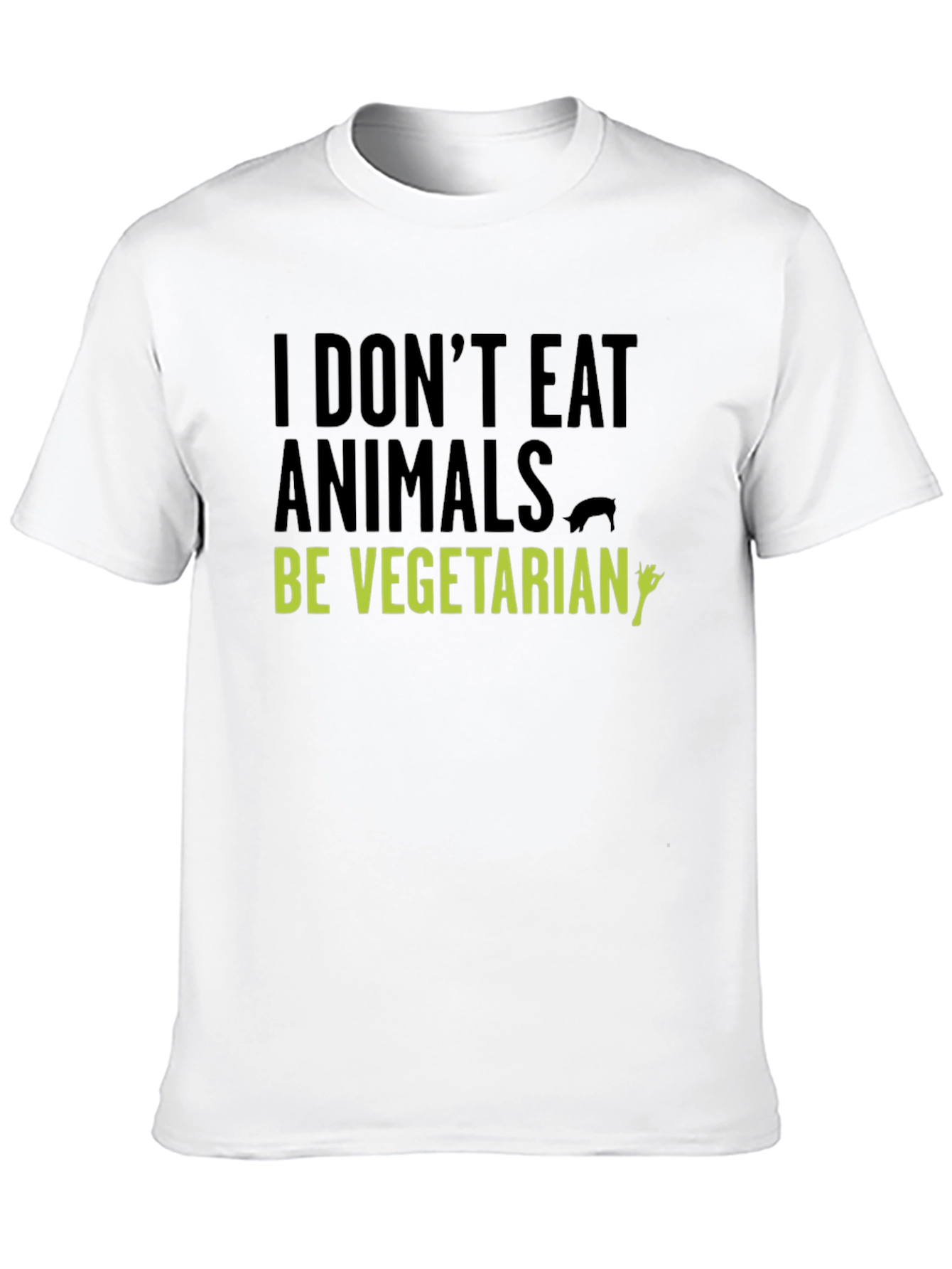 Vegan Vegetarian T-Shirt Animal Rights Tee