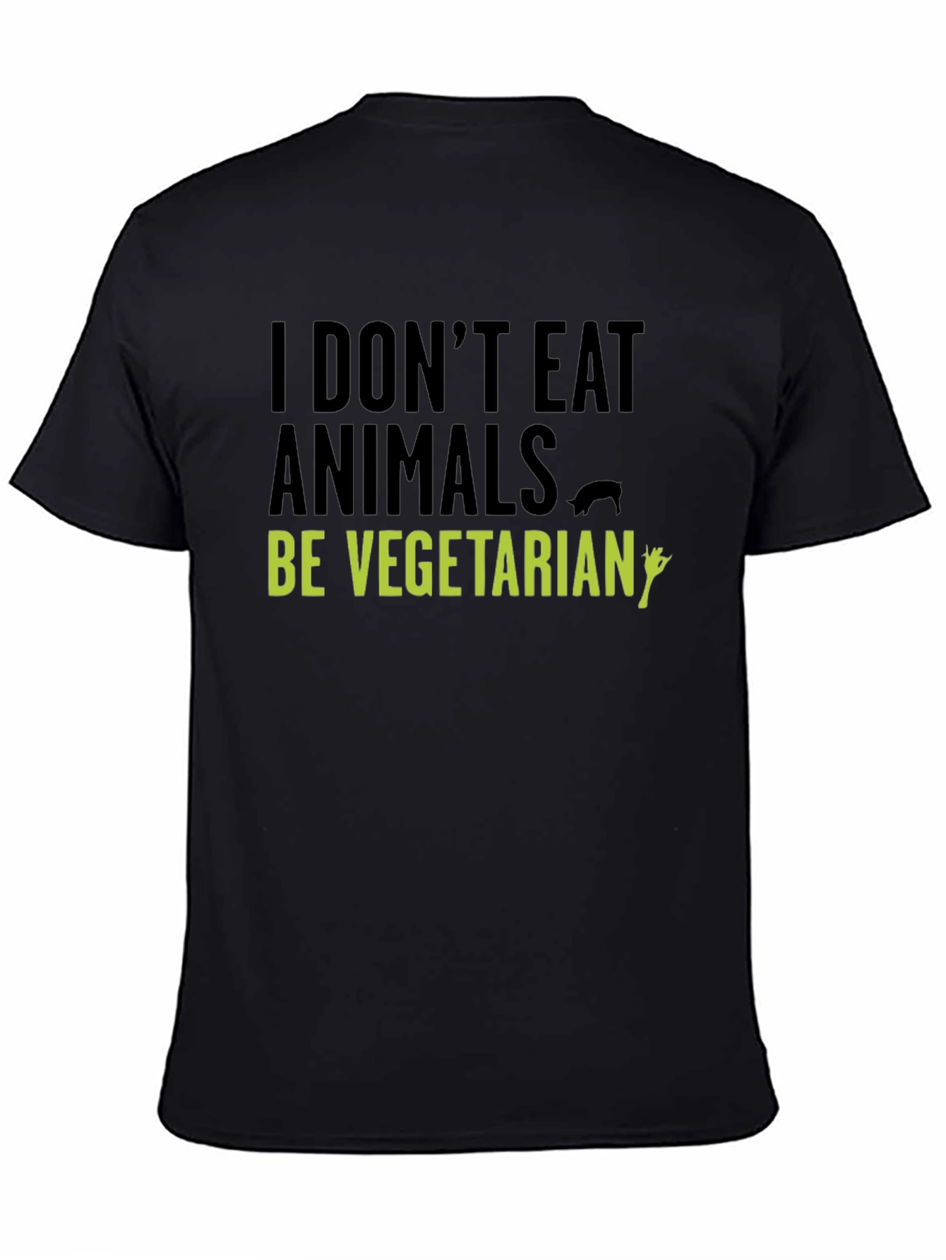 Vegan Vegetarian T-Shirt Animal Rights Tee