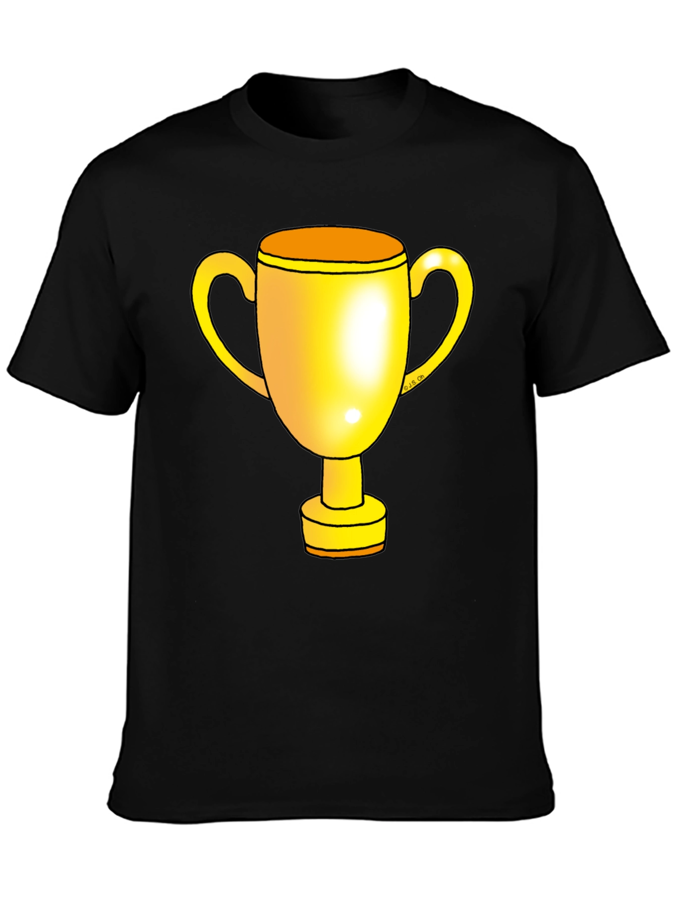 Gold Trophy Graphic T-Shirt