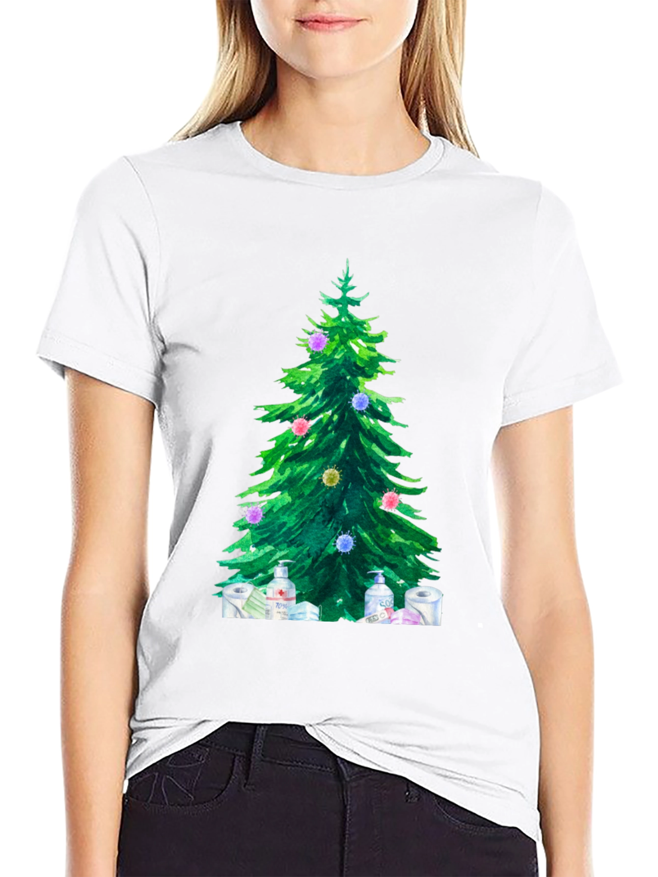 Christmas Tree Pandemic Holiday T-Shirt