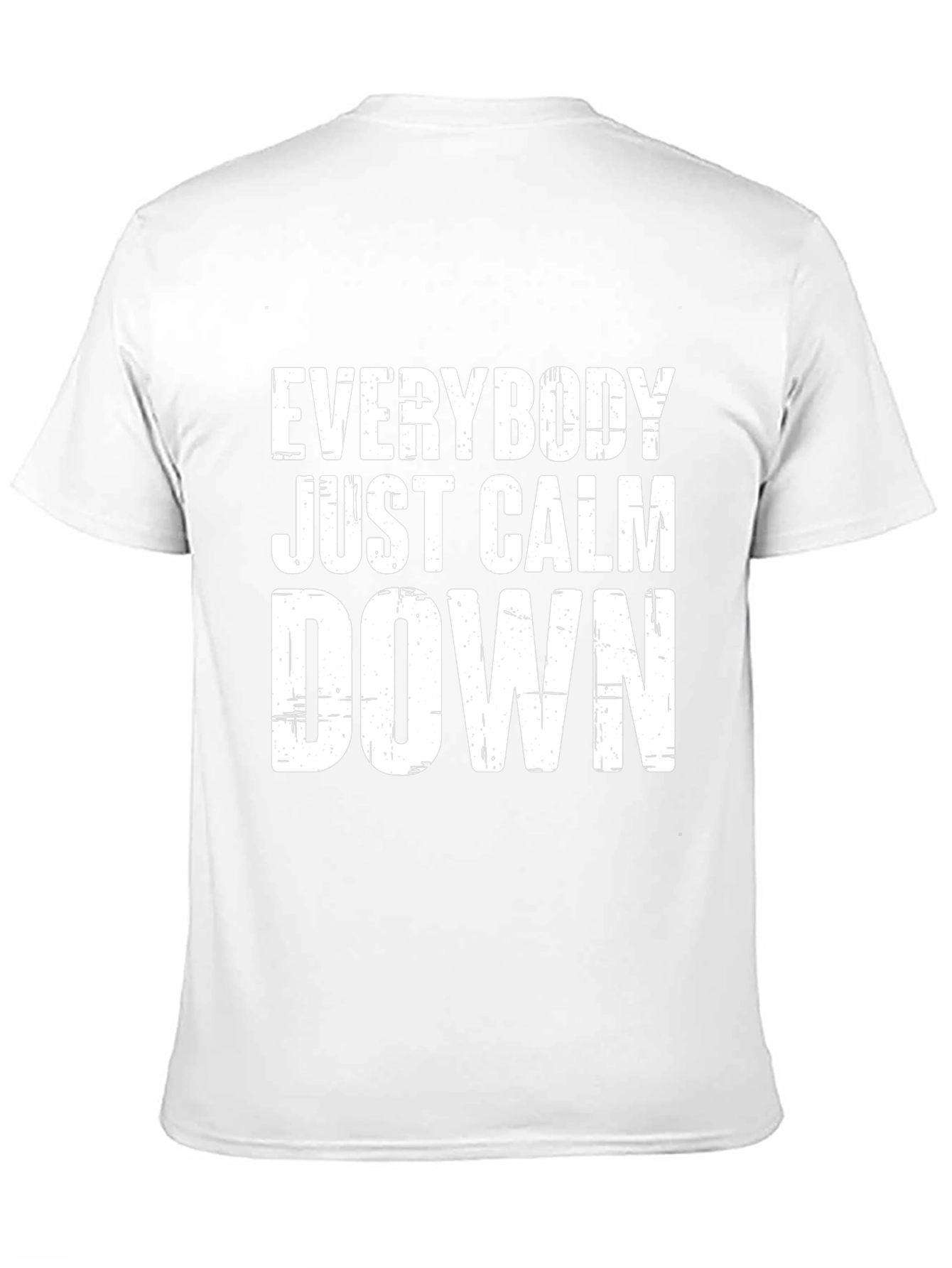 Everybody Just Calm Down Black T-Shirt