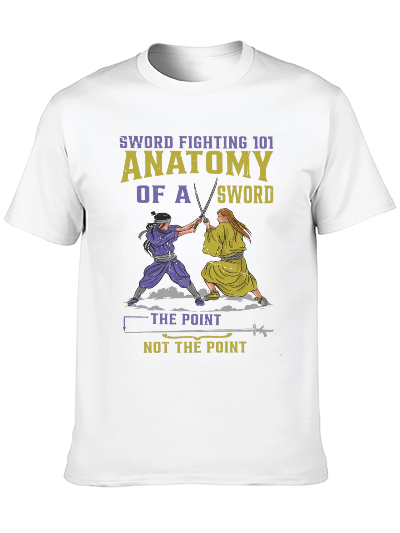 Sword Fighting 101 Anatomy T-Shirt