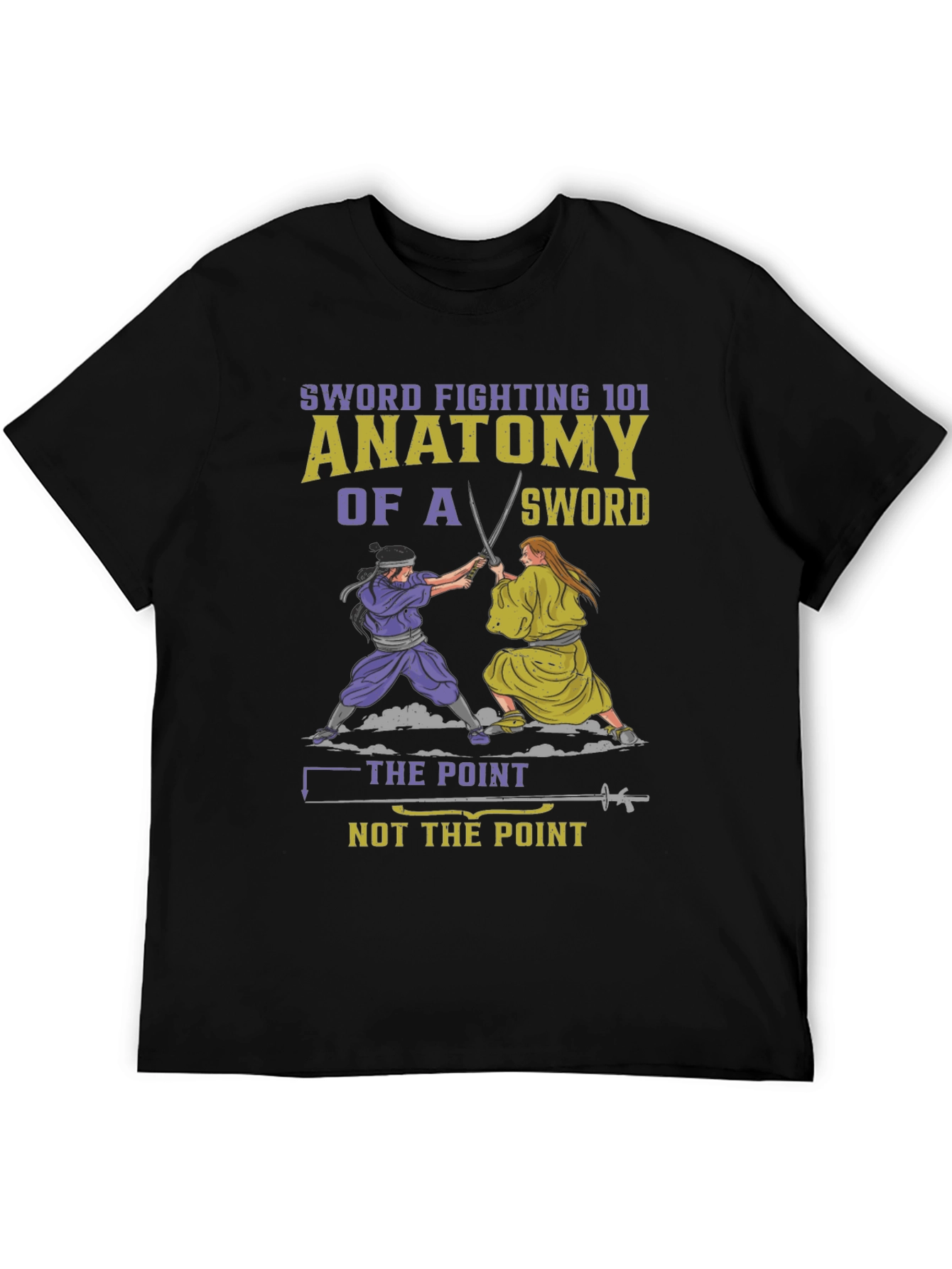 Sword Fighting 101 Anatomy T-Shirt