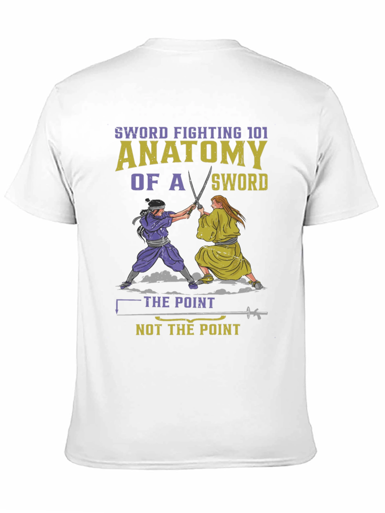 Sword Fighting 101 Anatomy T-Shirt