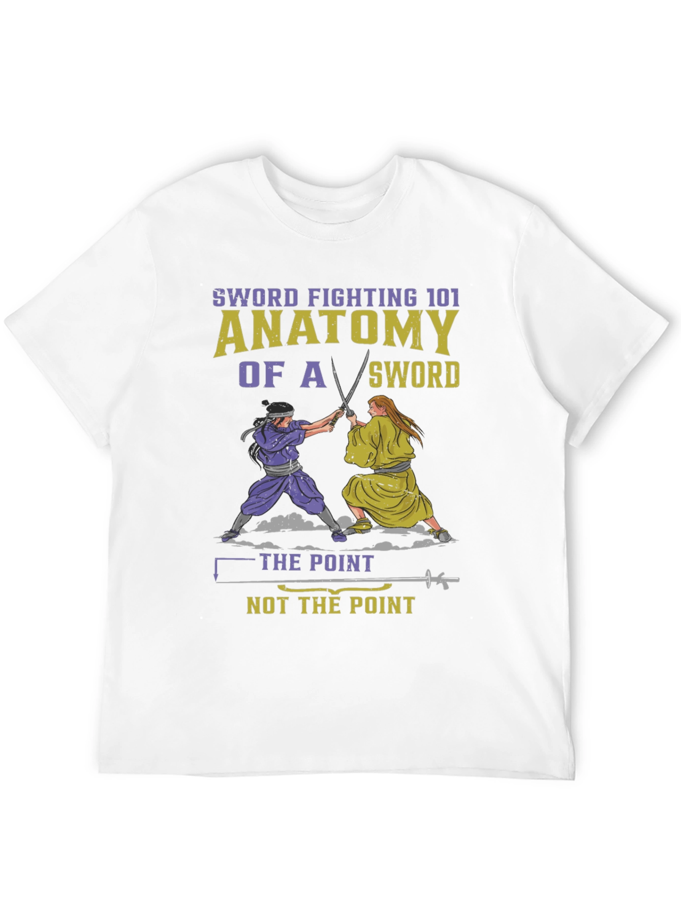 Sword Fighting 101 Anatomy T-Shirt