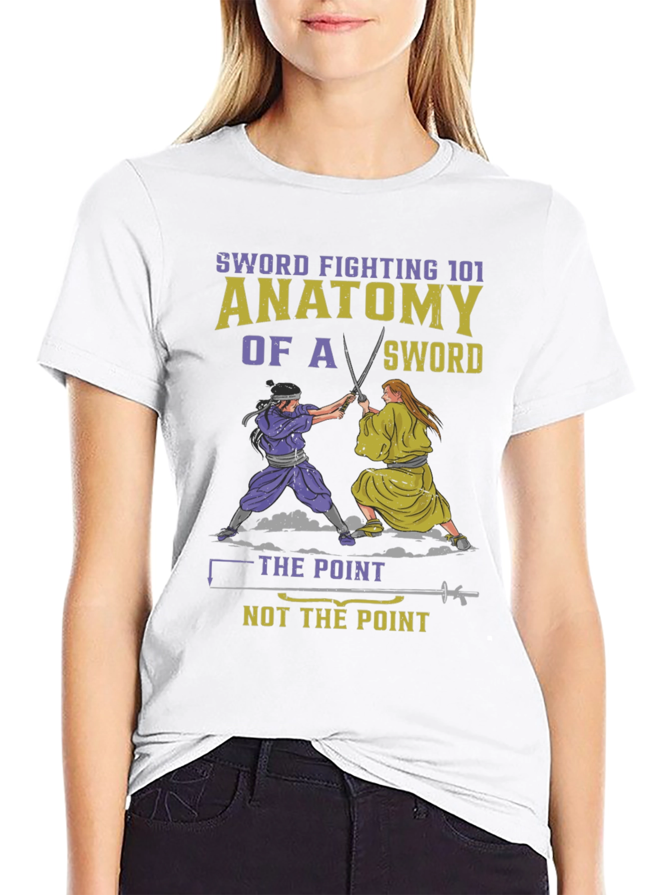 Sword Fighting 101 Anatomy T-Shirt
