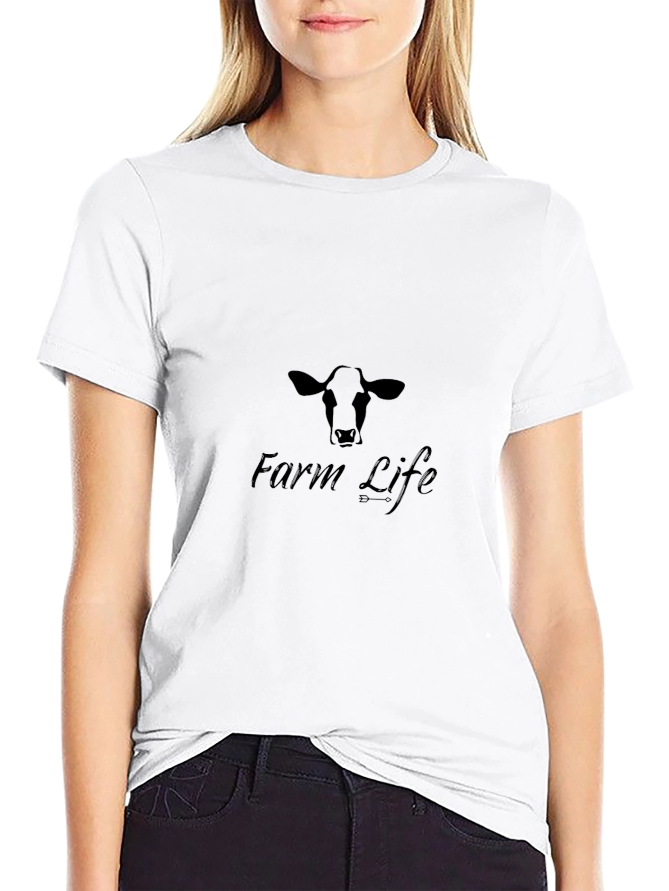 Farm Life Black T-Shirt