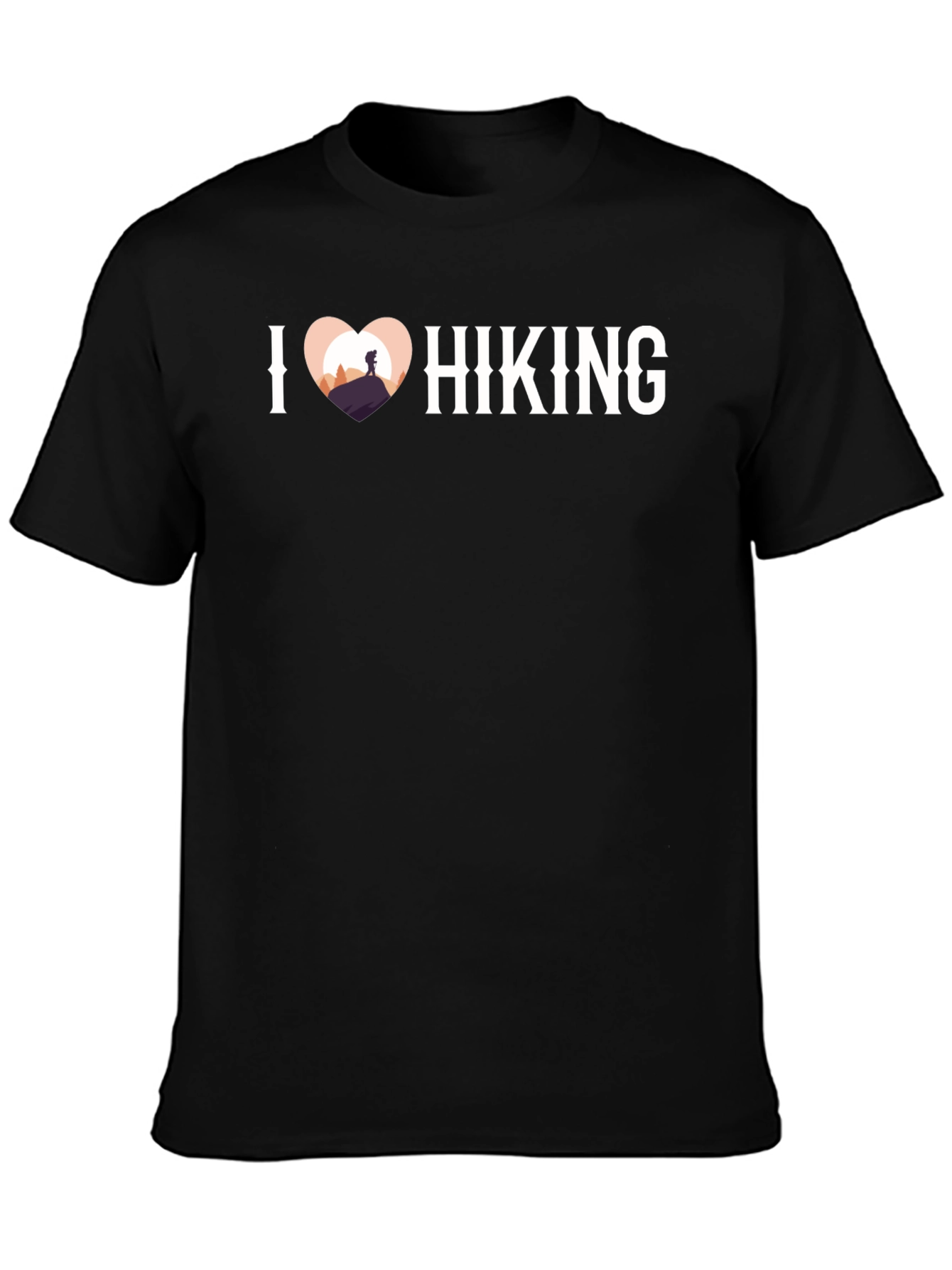 I Heart Hiking Graphic Tee - Adventure Shirt