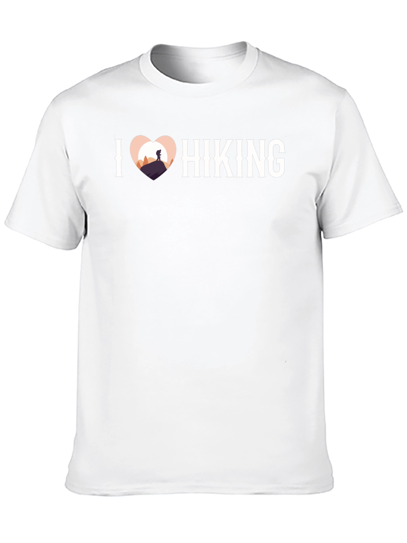 I Heart Hiking Graphic Tee - Adventure Shirt