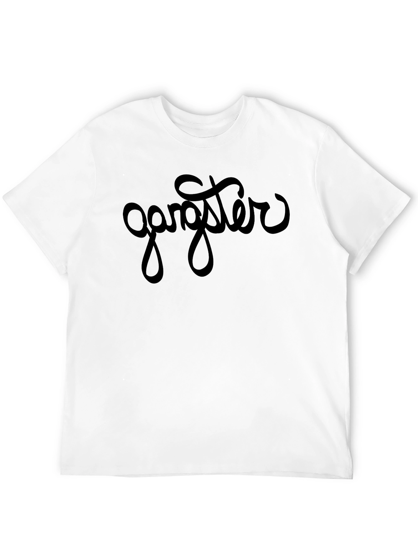 Gangster Style Black T-Shirt