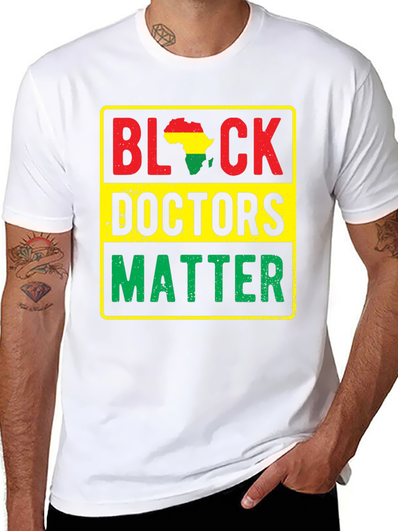 Black Doctors Matter T-Shirt - Statement Tee